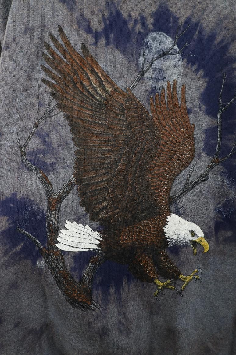 Vintage Vintage 90s Streetwear Nature Eagle Crewneck Sweatshirt USA Size US XL / EU 56 / 4 - 4 Thumbnail