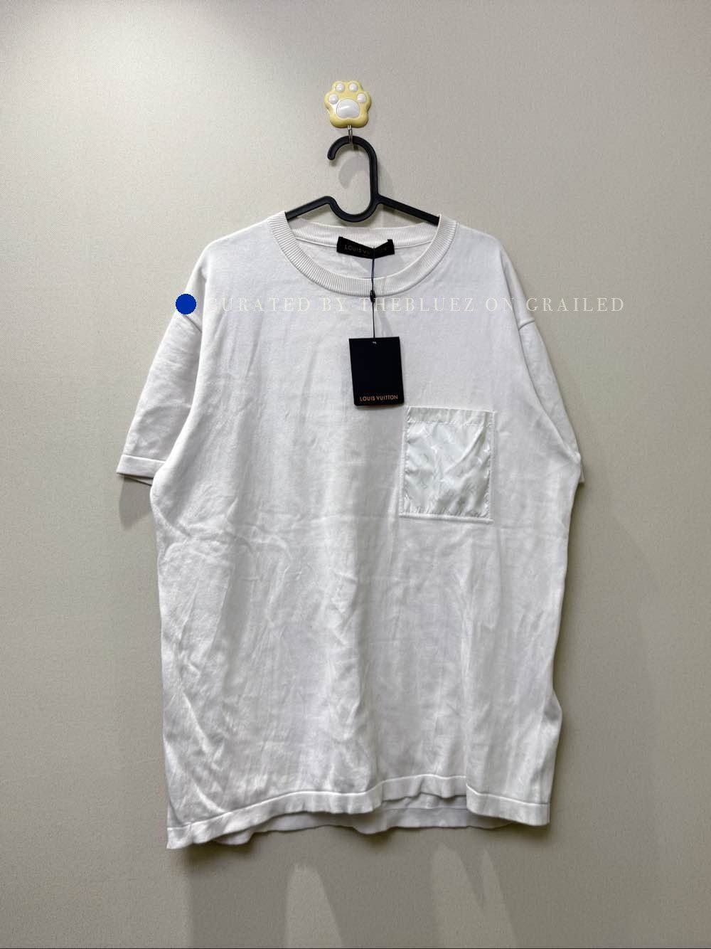 Louis Vuitton White Short-Sleeve Pocket T-Shirt Size L Size US L / EU 52-54 / 3 - 1 Thumbnail