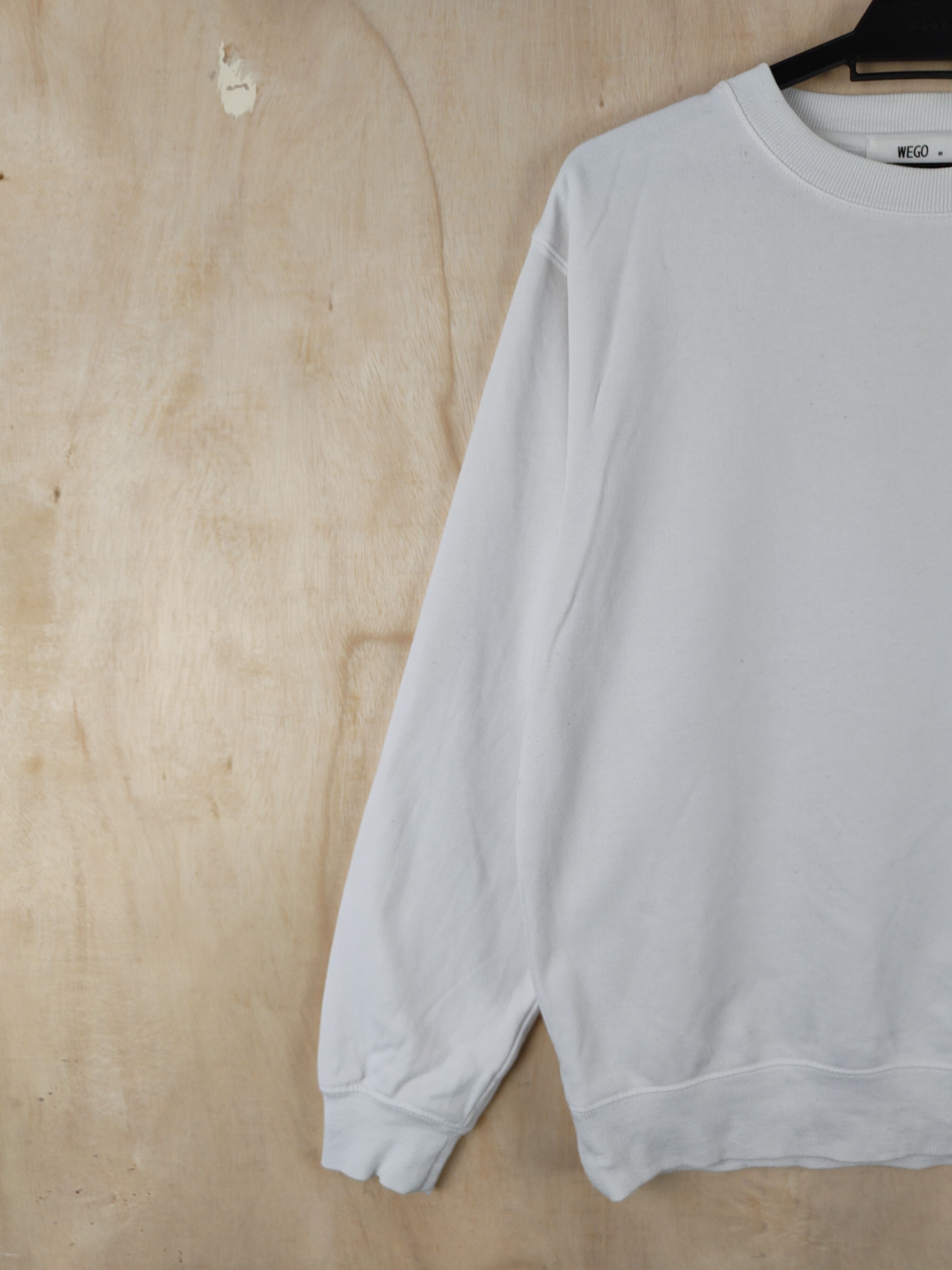 Japanese Brand × Vintage Wego White Butterfly Sweatshirts #S2635 Size M / US 6-8 / IT 42-44 - 3 Thumbnail