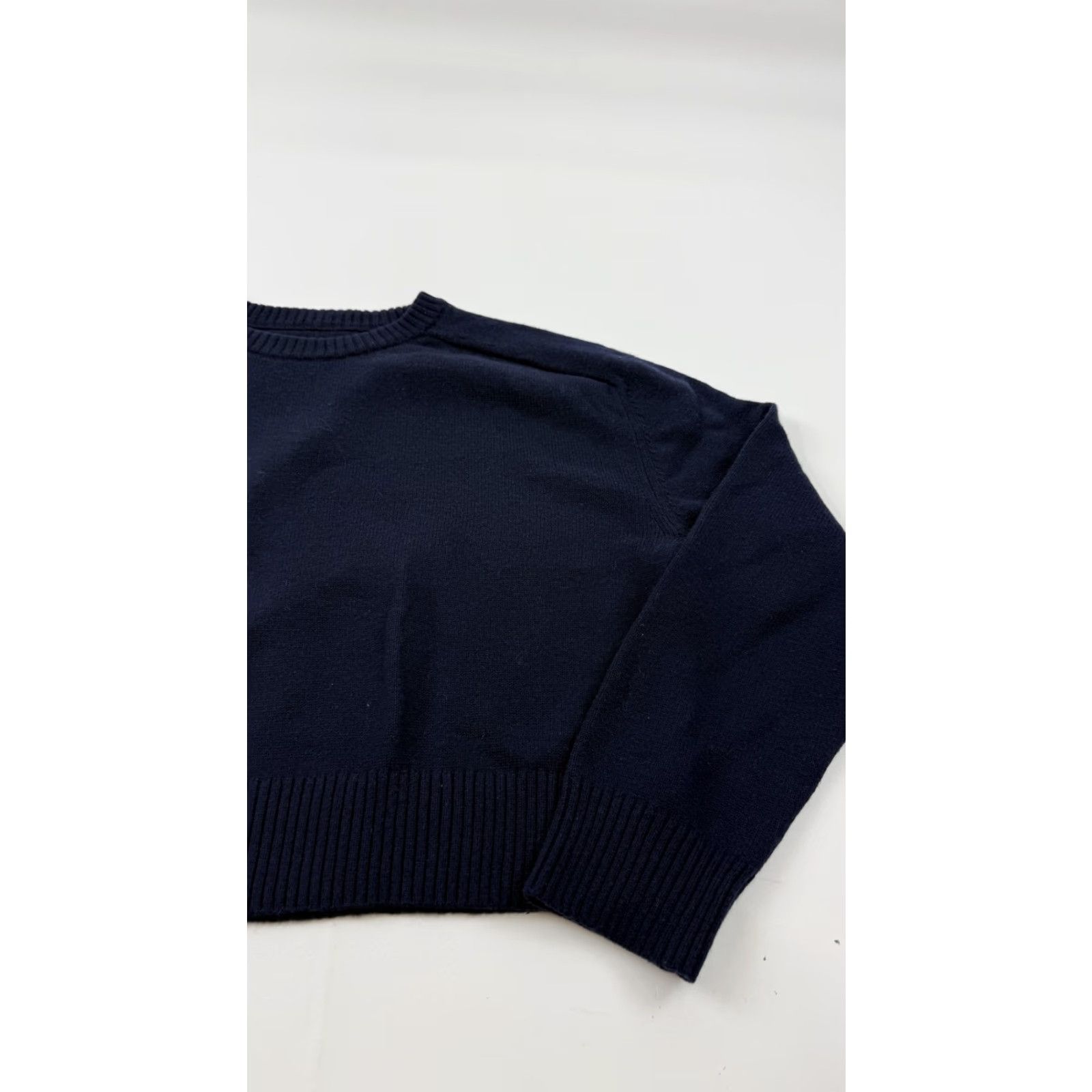 Gap Gap Sweater Womens MT Tall Navy Blue Merino Wool Blend Crewneck Knit Pullover Size M / US 6-8 / IT 42-44 - 2 Thumbnail