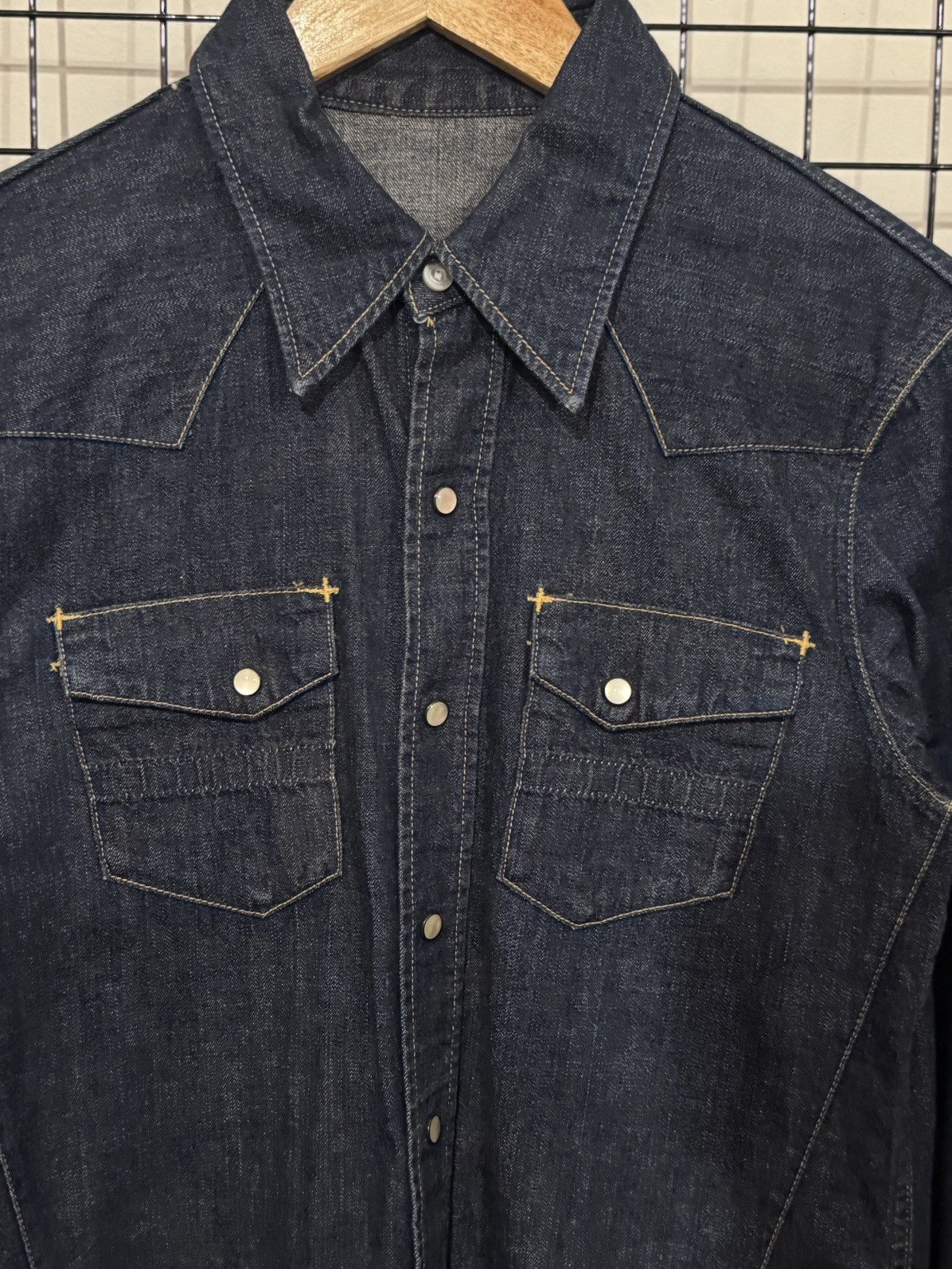 Number (N)ine Number (N)ine Western Denim Button Shirt. Size US M / EU 48-50 / 2 - 6 Thumbnail