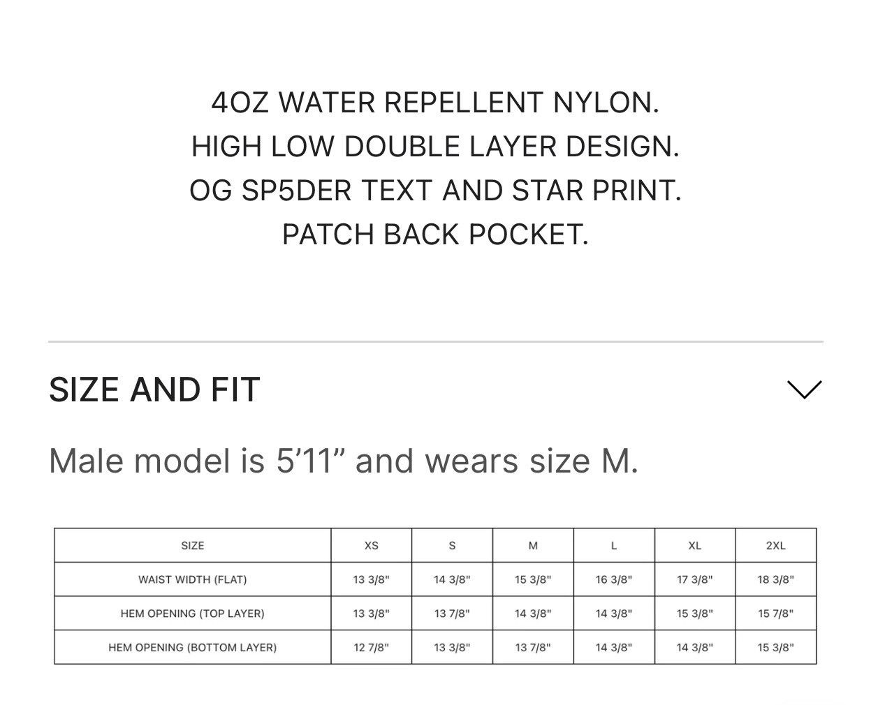 Sp5der SP5DER OG Web Double Layer Short (Medium) Size US 31 - 10 Thumbnail
