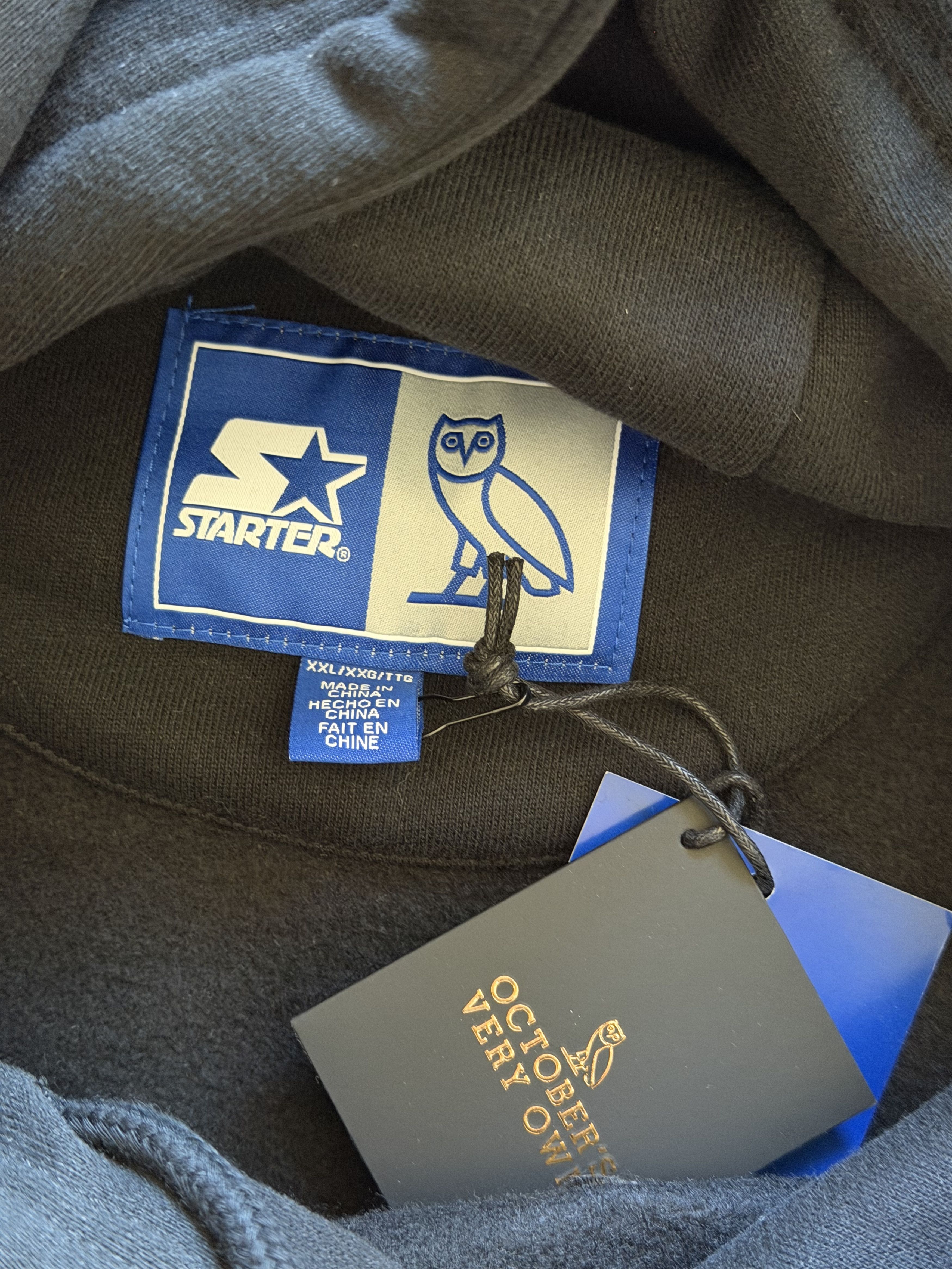 October's Very Own October's Very Own Starter Team Script Hoodie in Black Size US XXL / EU 58 / 5 - 8 Thumbnail