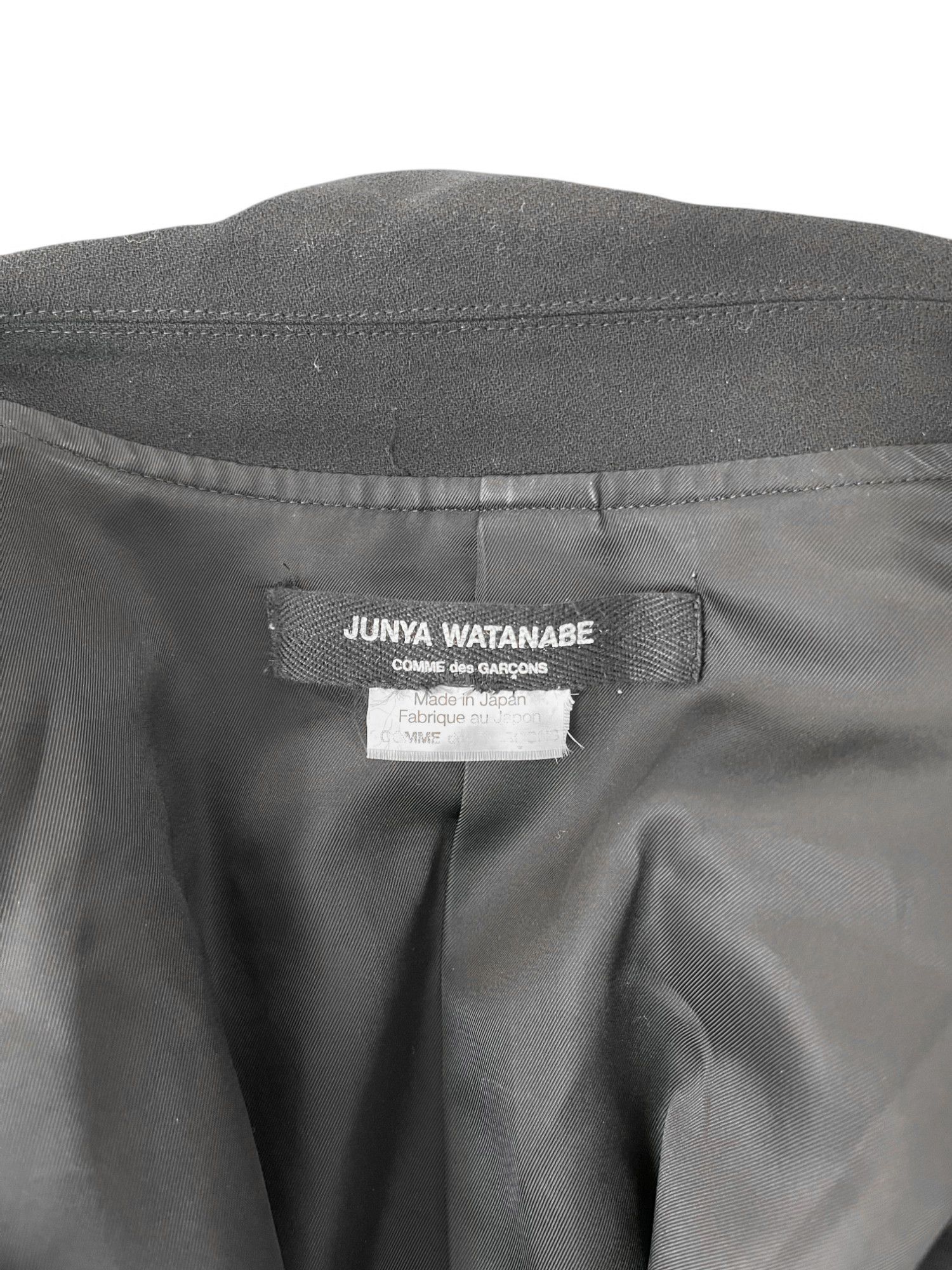 A/W 2013 Biker Black Wool Long Jacket
