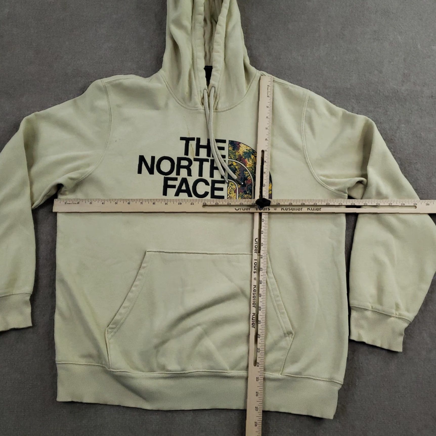 The North Face The North Face Hoodie Mens Large Beige Pullover Fleece Graphic Logo Sweatshirt Z Size US L / EU 52-54 / 3 - 2 Thumbnail