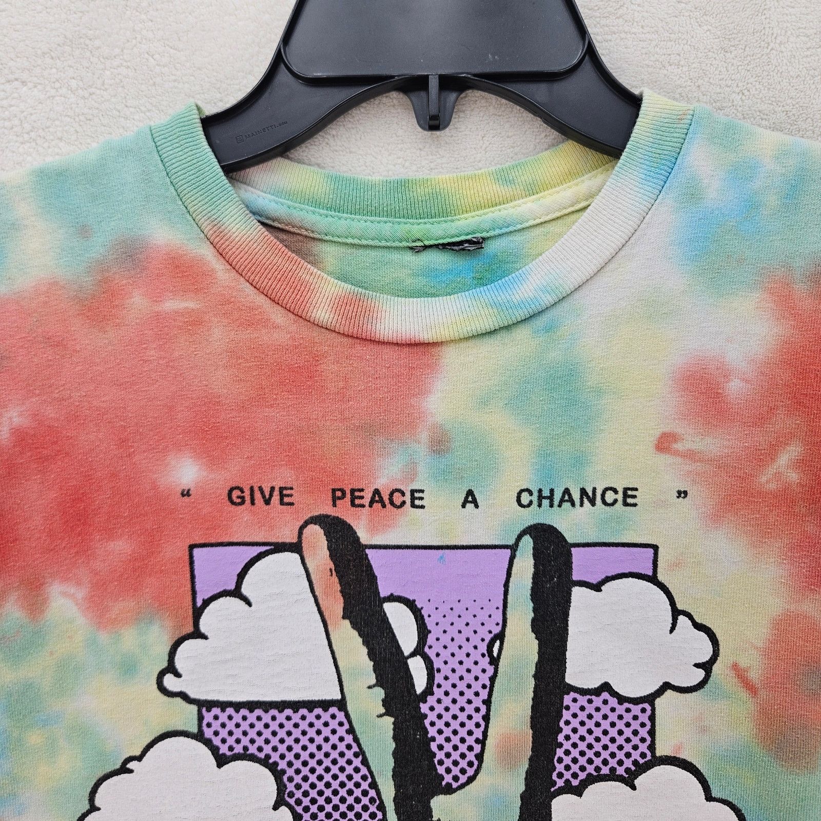 Obey OBEY SIZE XXS TIE DYE TSHIRT GIVE PEACE A CHANCE PEACE SIGN Size XXS / US 00 / IT 34 - 2 Thumbnail