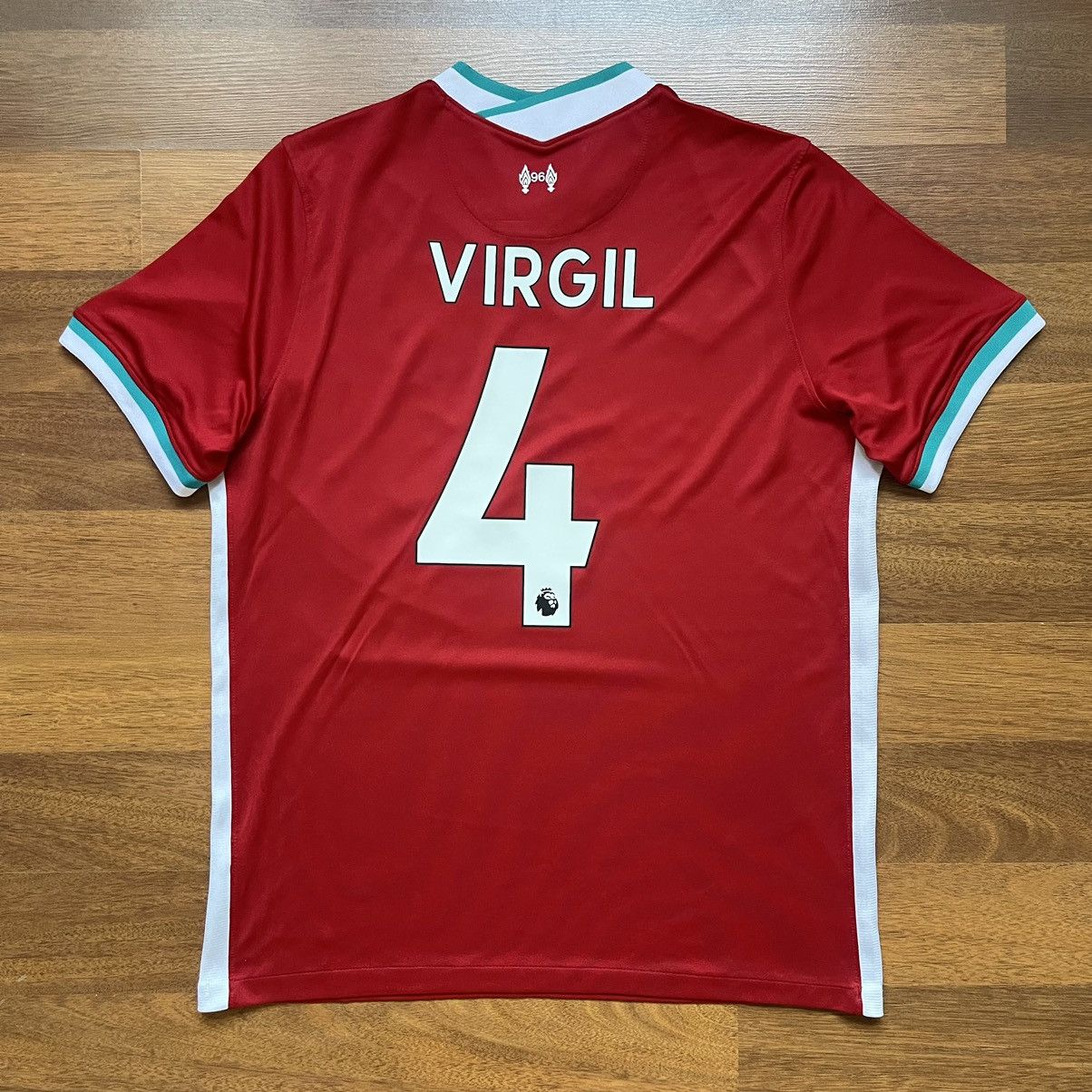 Nike LIVERPOOL NIKE 2020/2021 FOOTBALL HOME JERSEY #4 VIRGIL Size US L / EU 52-54 / 3 - 1 Thumbnail