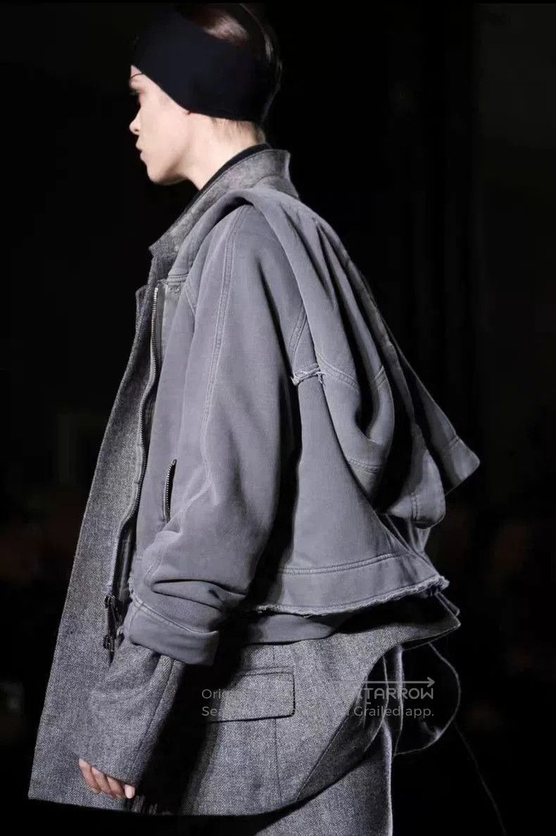 Haider Ackermann Haider Ackermann Dual Layer Hoodie and Parka. Size US M / EU 48-50 / 2 - 8 Thumbnail