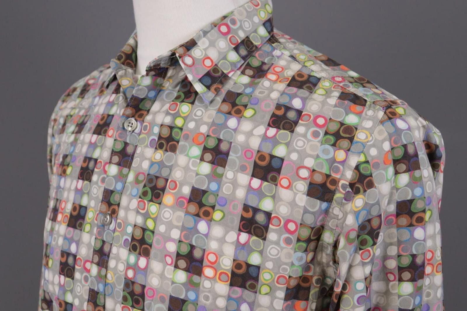 Desigual Desigual Regular Fit Multicolor Printet Shirt Sz L Size US L / EU 52-54 / 3 - 9 Thumbnail