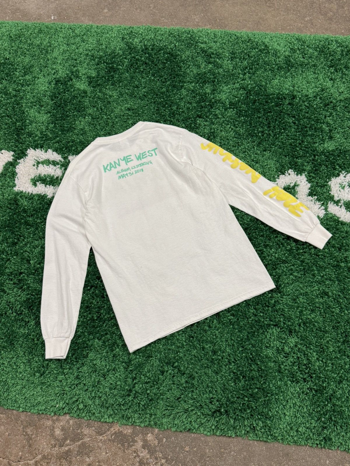 Kanye West Kanye West Wyoming Album Release Long Sleeve Tee White Size US S / EU 44-46 / 1 - 6 Thumbnail