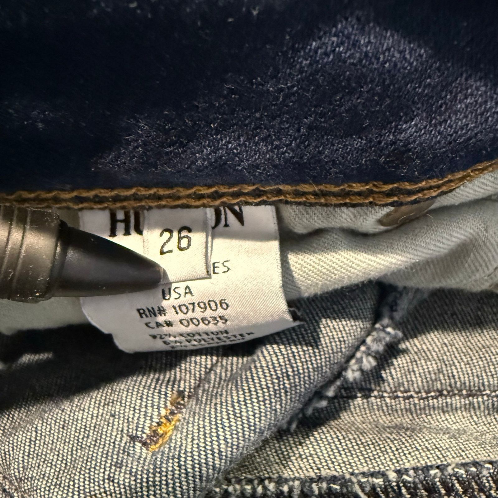 Hudson Hudson Women’s Collin Skinny Jeans Size 26 Size 26" / US 2 / IT 38 - 6 Thumbnail