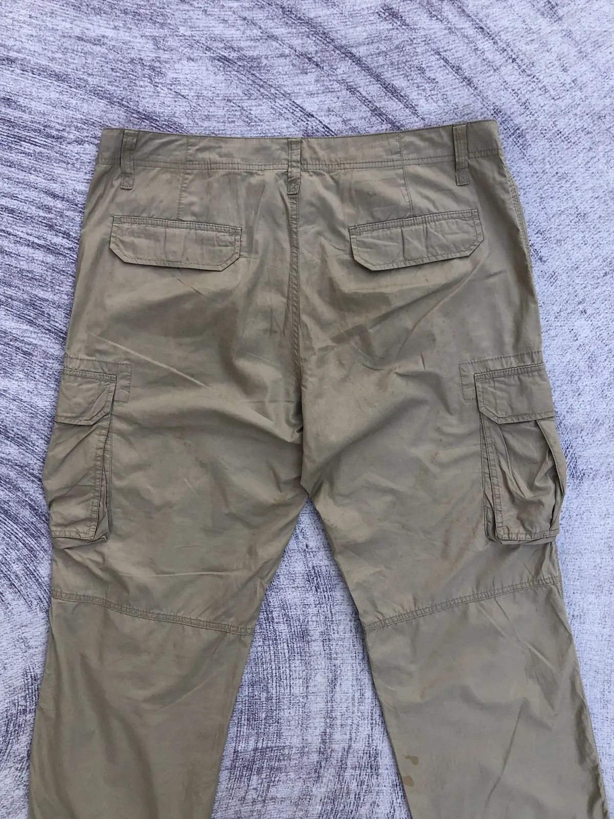Japanese Brand Faded Cargo Pants Multipocket Tactical Utility W38xL42.5 Size US 33 - 12 Thumbnail