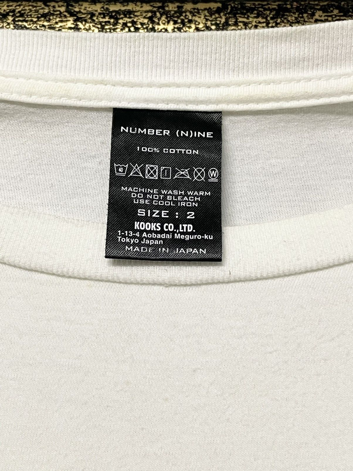 Number (N)ine Vintage Japan Designer Number (N)ine Iconic Bog Logo Tshirt Size US M / EU 48-50 / 2 - 6 Thumbnail