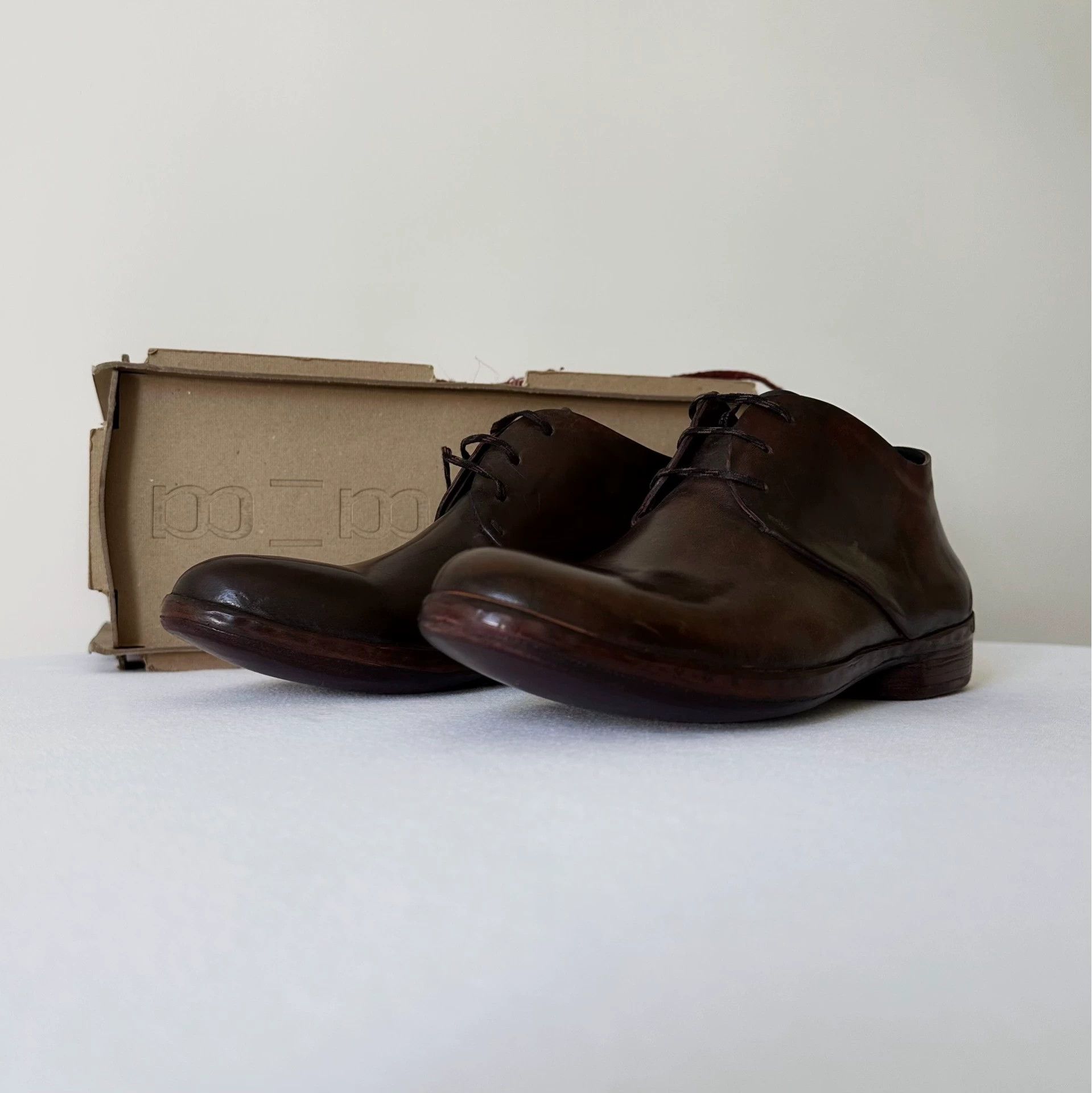 m_moriabc M_Moriabc Horween Leather Low-Top Boots Size US 5.5 / IT 35.5 - 2 Thumbnail