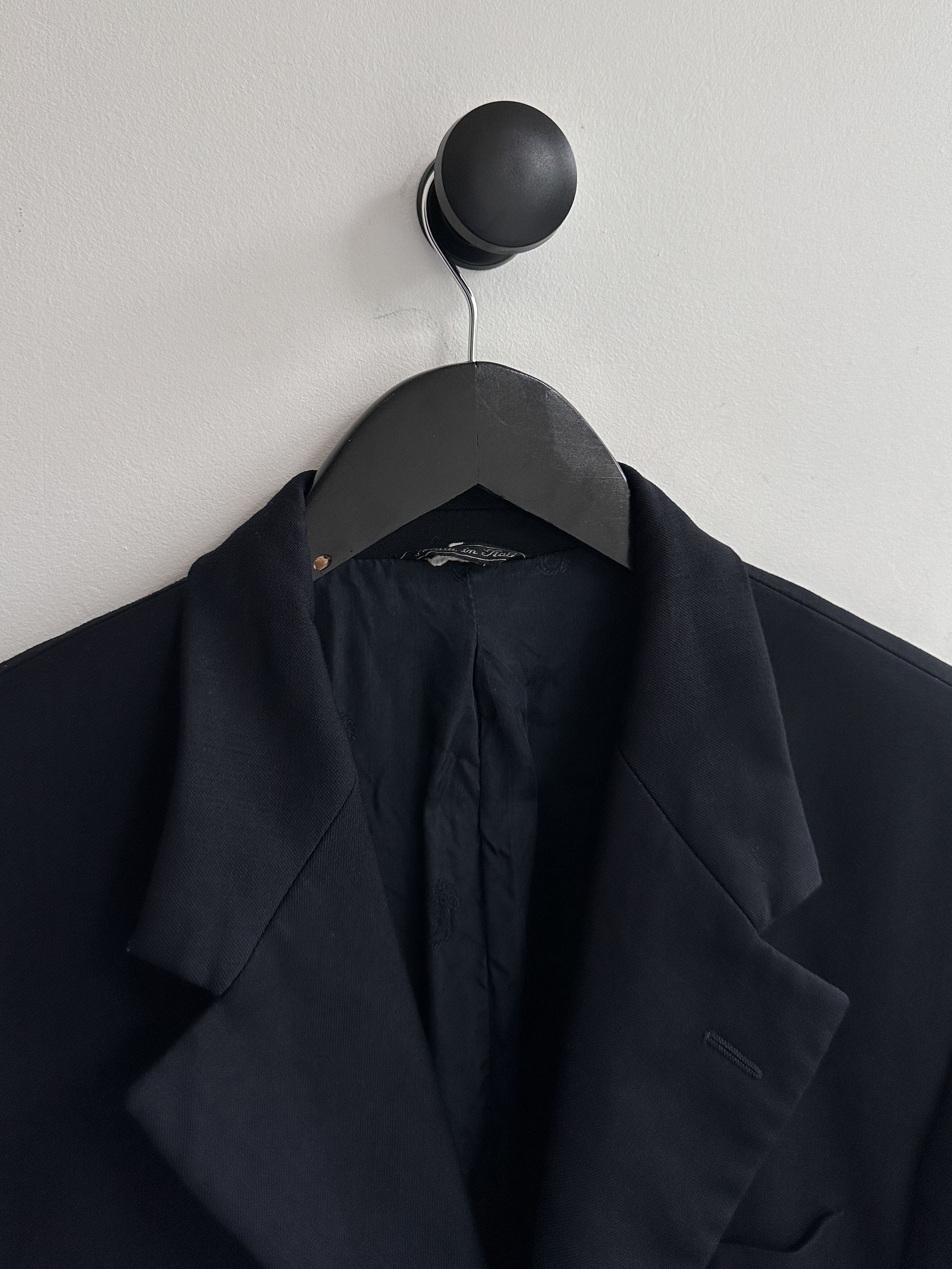 Versace Vintage Gianni Versace Navy Blazer Size 50R - 7 Thumbnail