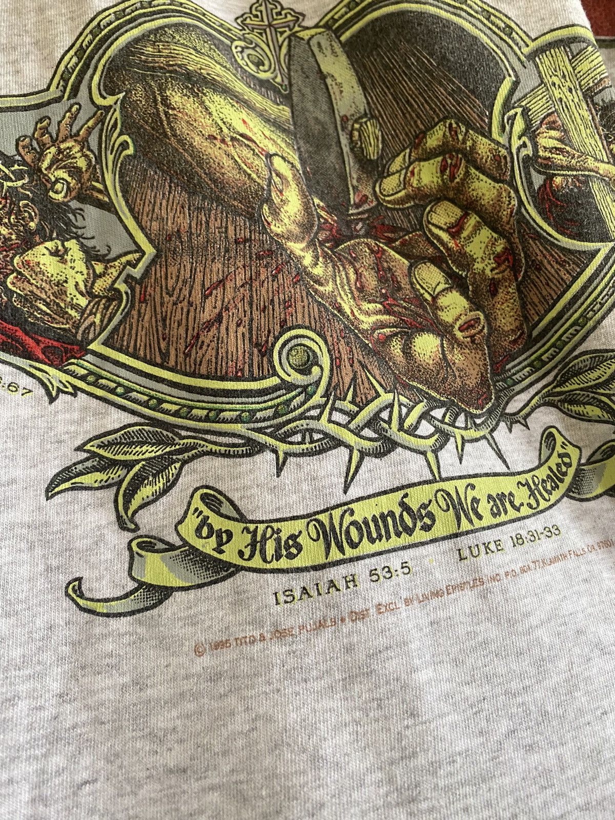Other Vintage 90s SCHOOL OF HARD KNOCKS ( LIVING EPISTLES ) Size US XL / EU 56 / 4 - 4 Thumbnail