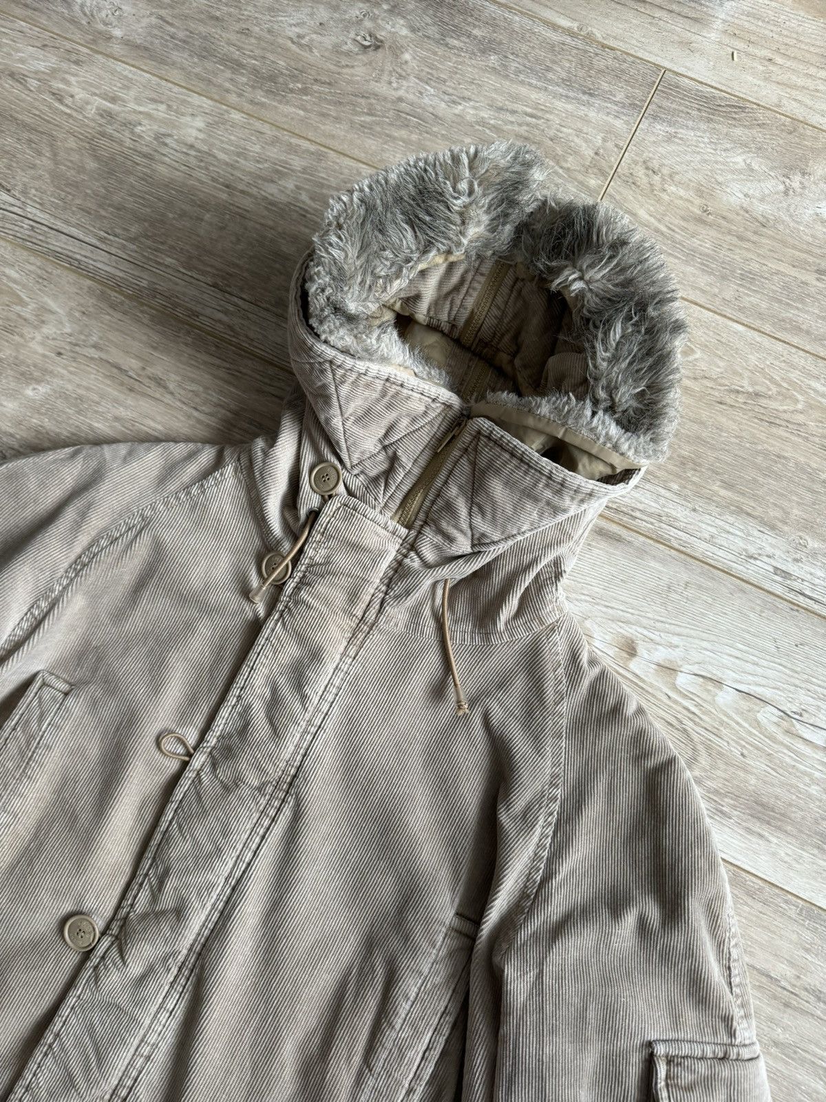 Guess Guess Jeans Vintage Corduroy Short Parka Jacket Size US L / EU 52-54 / 3 - 7 Thumbnail