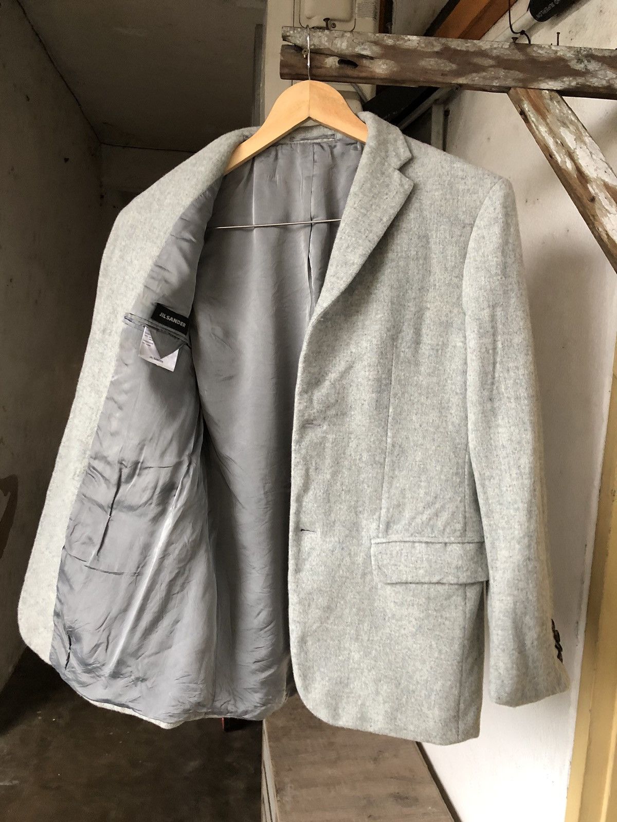 Jil Sander Jil Sander Wool Single Breasted Blazer Size 44R - 19 Thumbnail