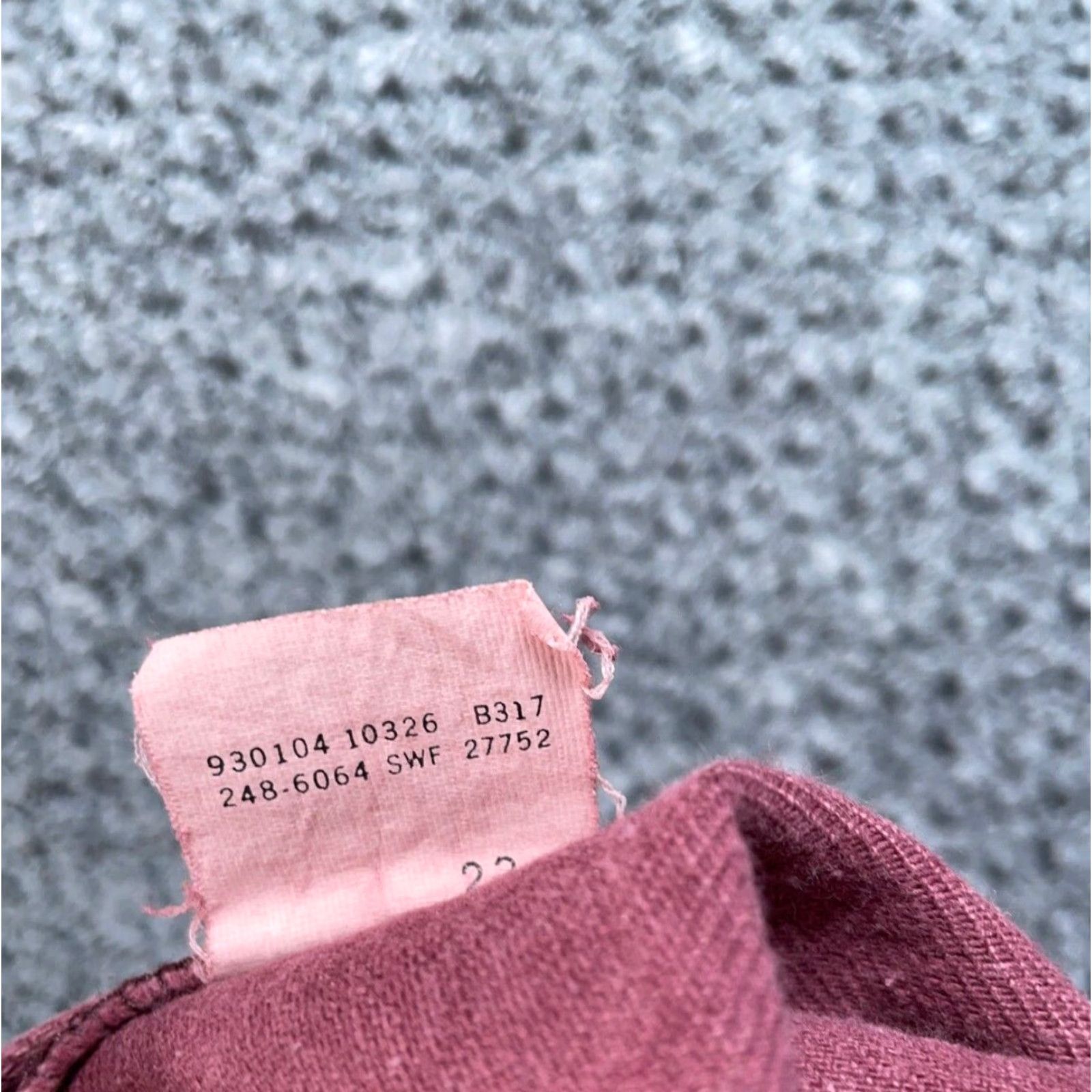 Lee VINTAGE Lee Jeans Tapered Fit Men's 36 x 31 Denim Red 90s Retro Grunge Made in USA Size US 36 / EU 52 - 4 Thumbnail