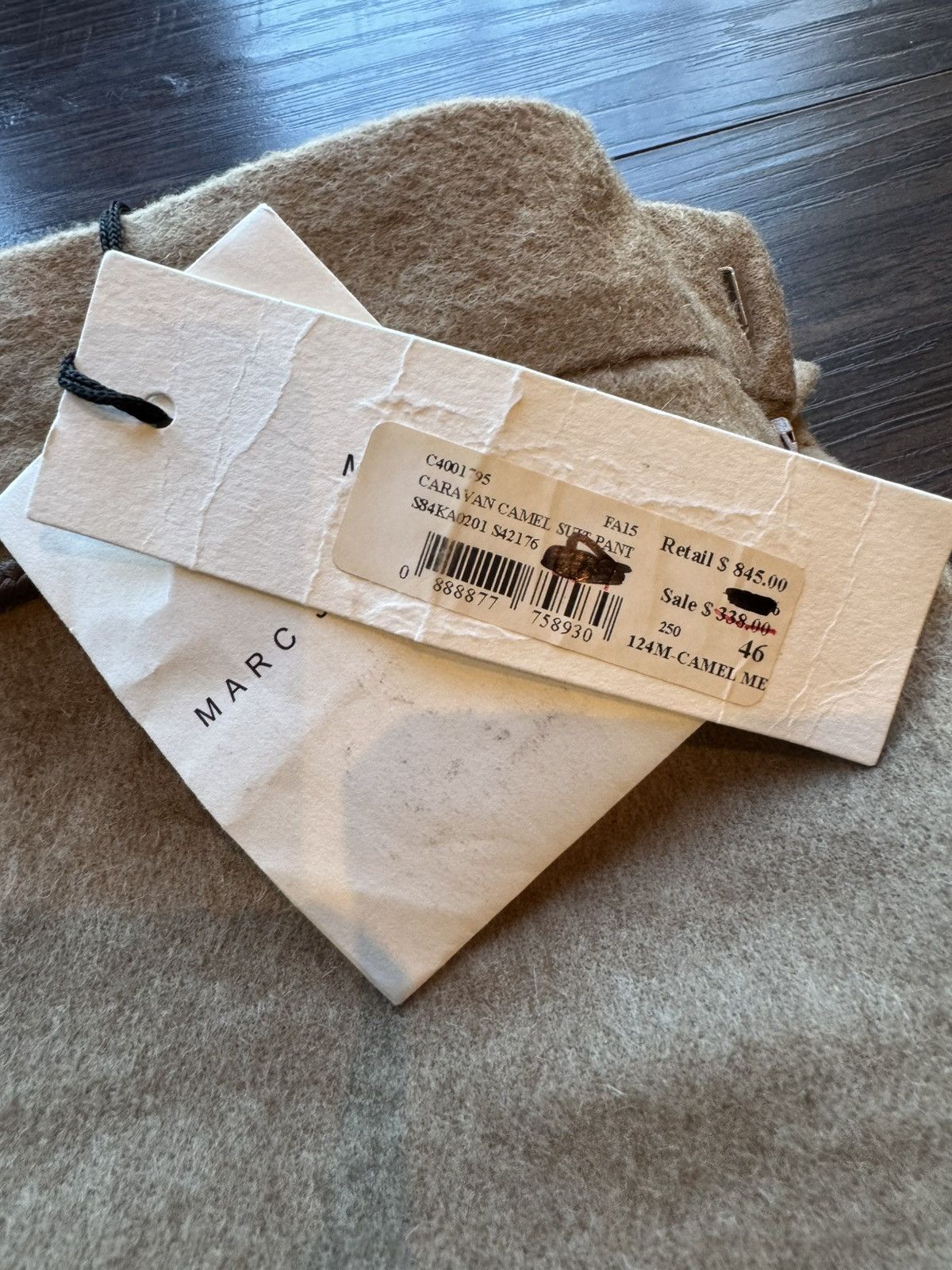 Marc Jacobs Men’s Marc Jacobs Camel Pants Size US 30 / EU 46 - 2 Thumbnail