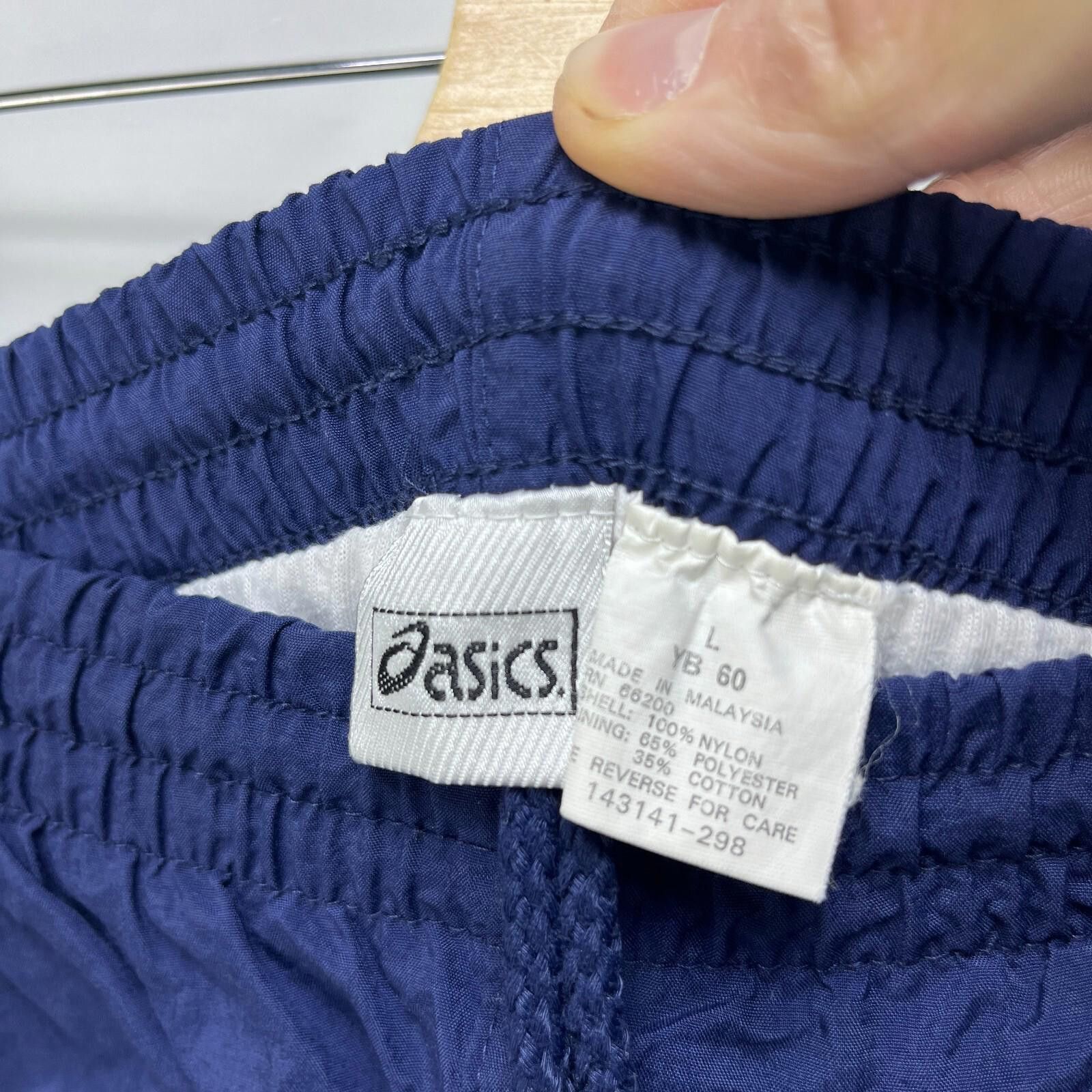 Asics Vintage 90s Asics Windbreaker Track Pants Lined Large Size US 34 / EU 50 - 4 Thumbnail