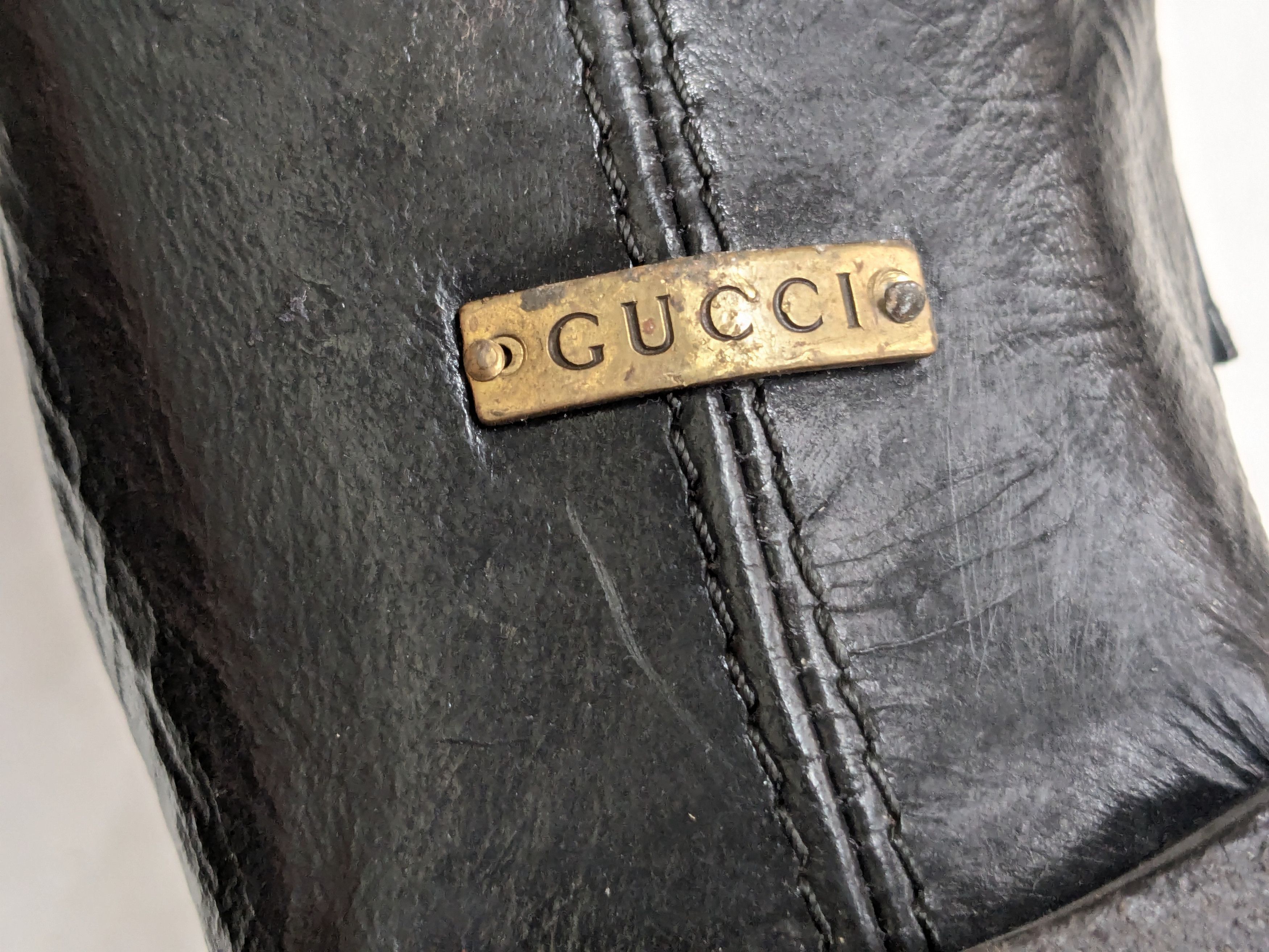 Gucci Gucci Horsebit Loafers Black Leather 9 Snaffle Mules Size US 9 / EU 42 - 13 Thumbnail