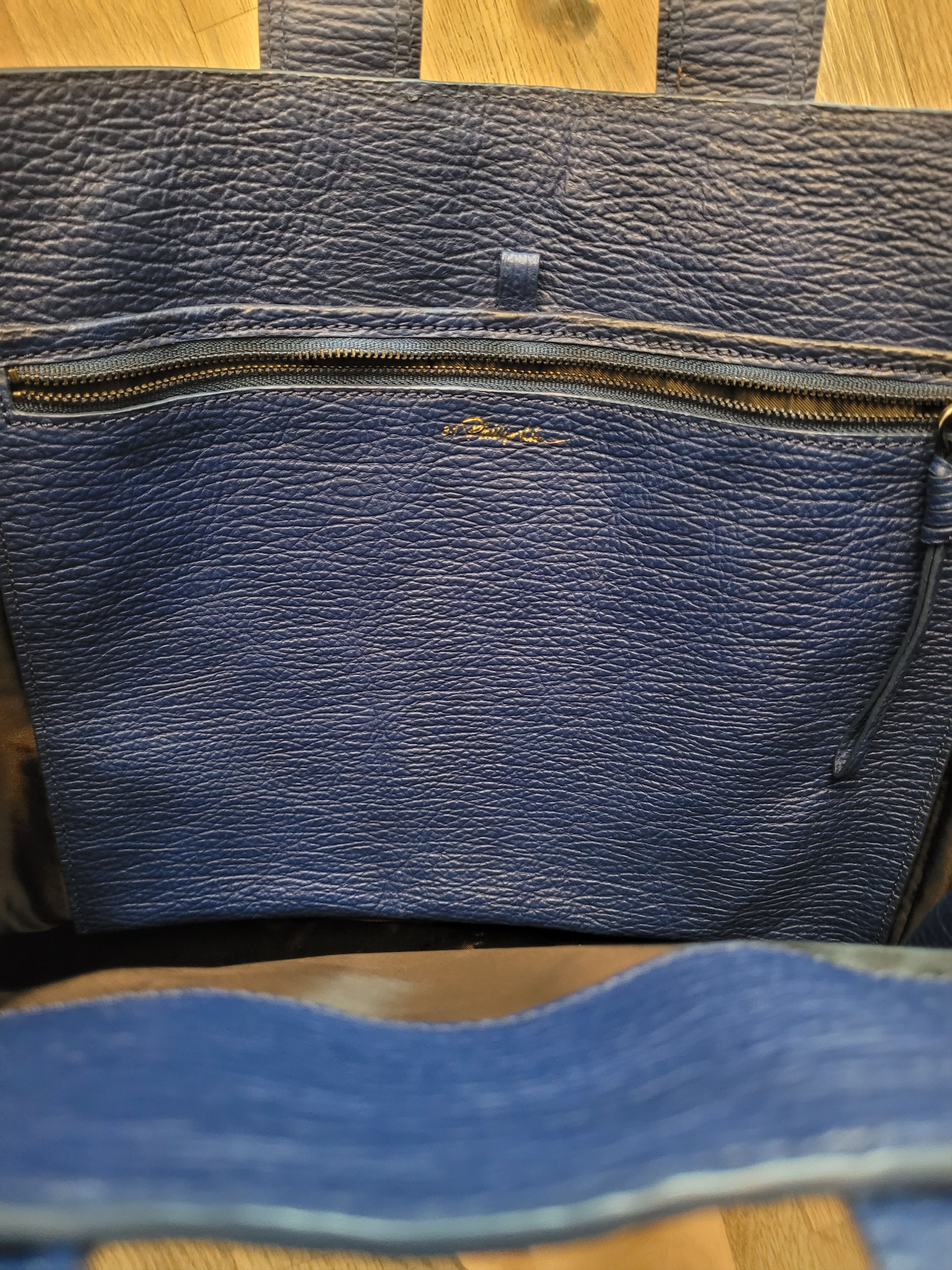 3.1 Phillip Lim 3.1 Phillip Lim Pashli Tote leather bag - cobalt blue Large Size ONE SIZE - 5 Thumbnail