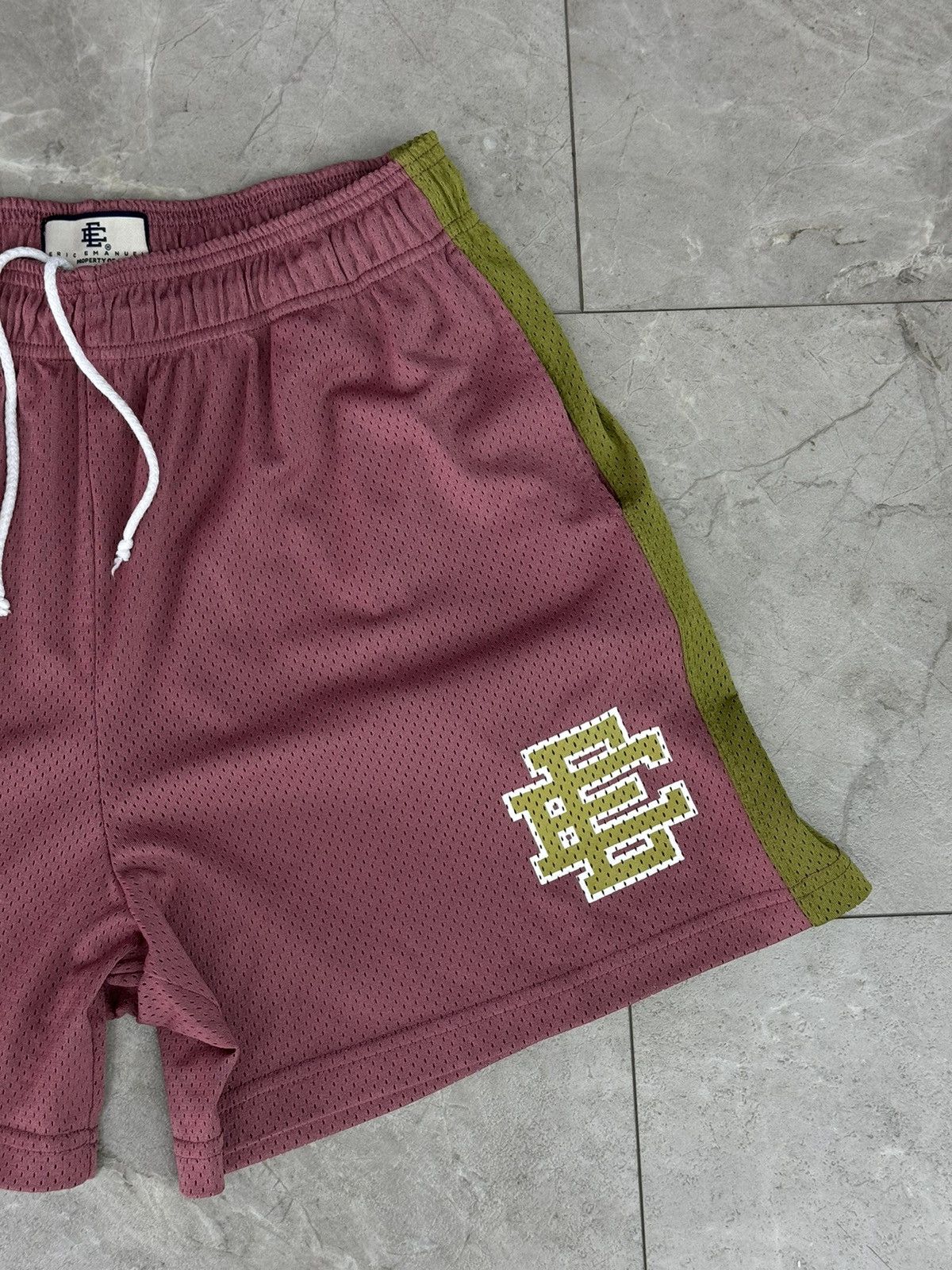 Eric outlet Emanuel Basic Lightning Bolt shorts and Bape shorts