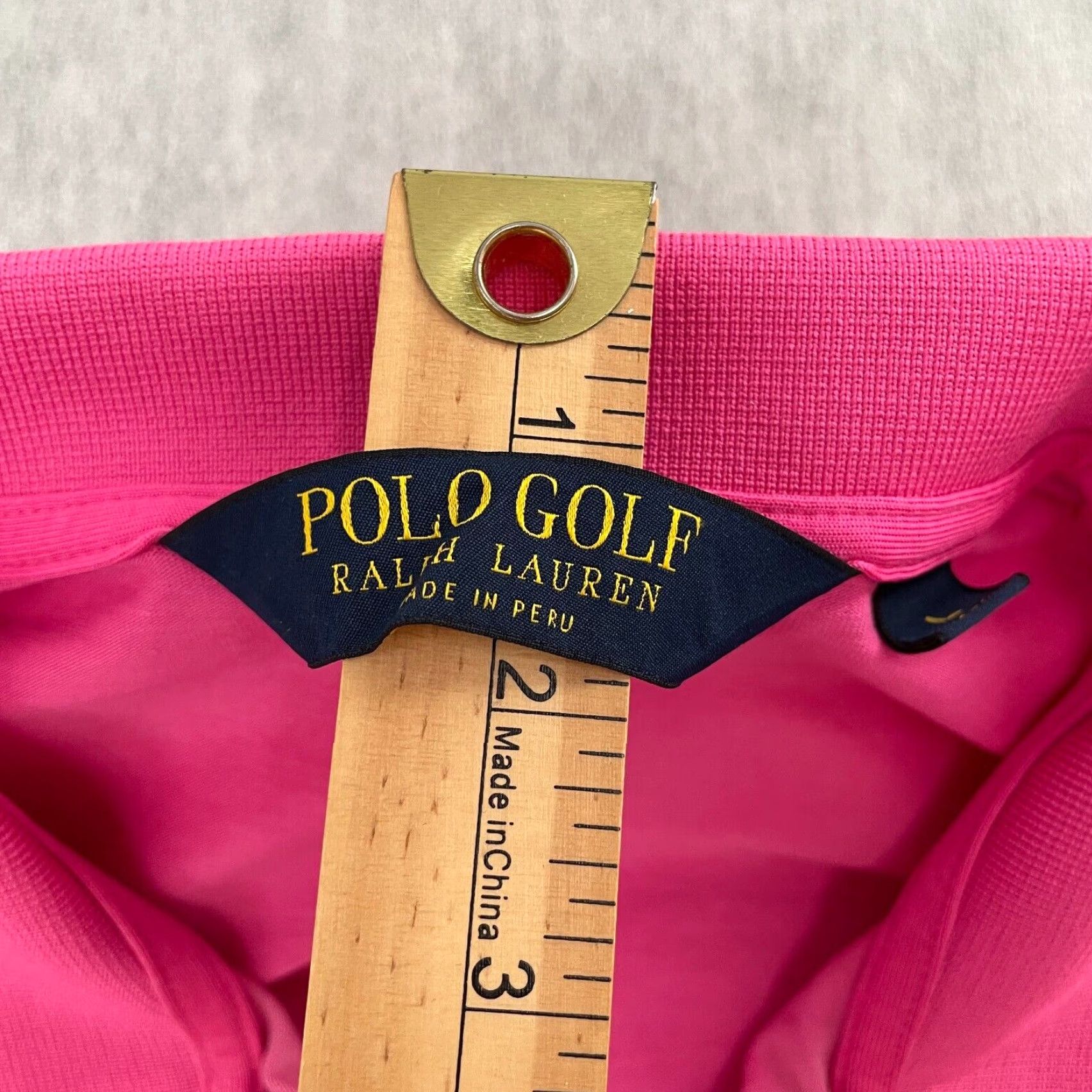 Ralph Lauren VINTAGE Polo Golf Ralph Lauren Shirt Adult Large Pink Polo PGA Championship Baltusrol L Size US L / EU 52-54 / 3 - 5 Thumbnail