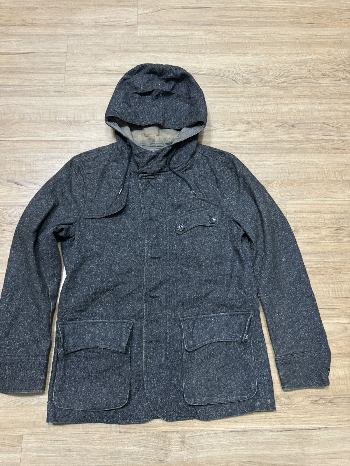 image of Takeo Kikuchi Intermediate Type Jacket in Grey, Men's (Size Large)