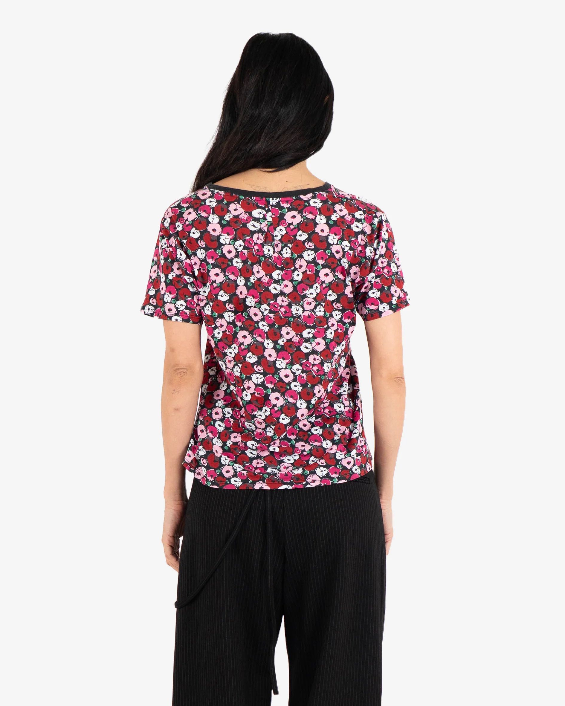 Saint Laurent Paris Floral Printed Multicolor T-Shirt Regular price Size S / US 4 / IT 40 - 8 Thumbnail