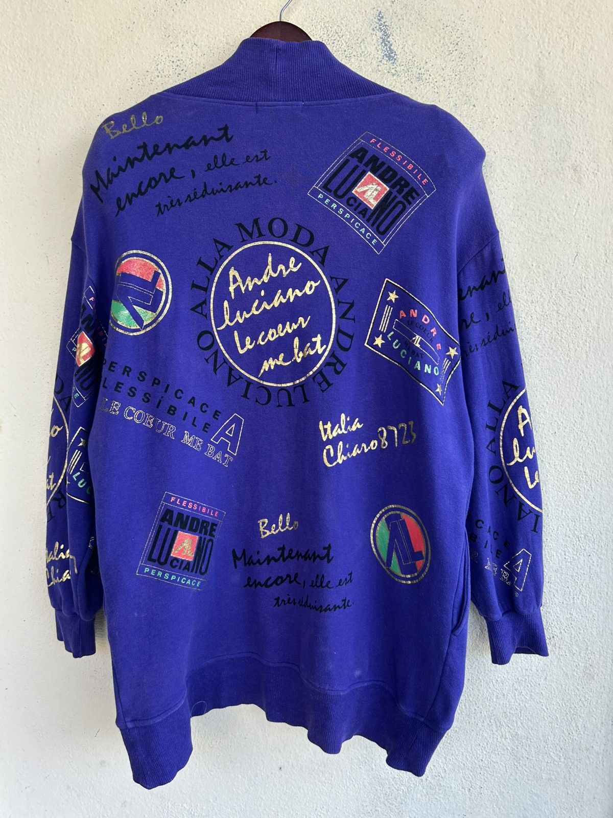 Andreluciano Fullprint Cardigan Sweatshirt Size ONE SIZE - 3 Thumbnail