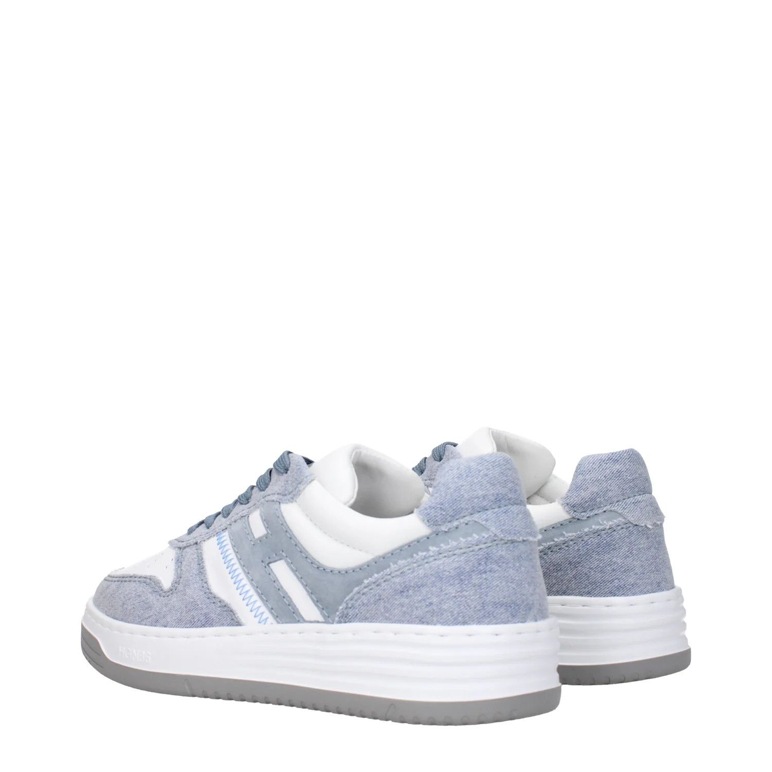 Hogan ob1o1e1124 Leather Sneakers in Heavenly/White Size US 5.5 / IT 35.5 - 4 Thumbnail