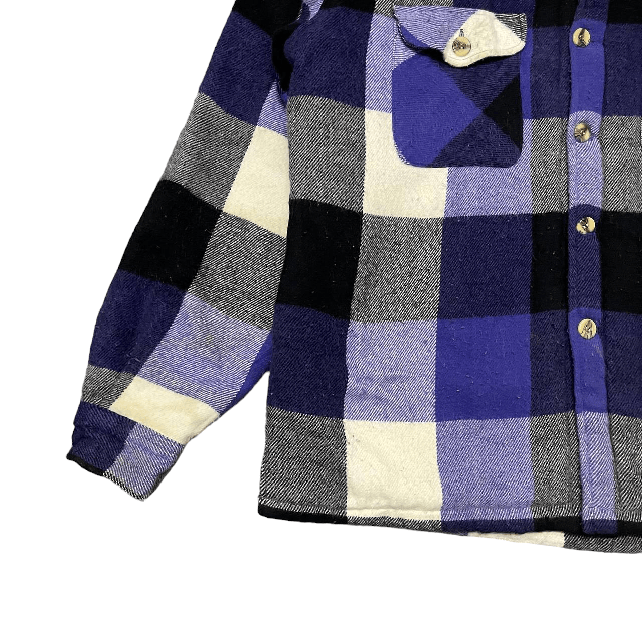 Japanese Brand Vintage Gresham Flannel Jacket Sherpa Linning Size US M / EU 48-50 / 2 - 3 Thumbnail