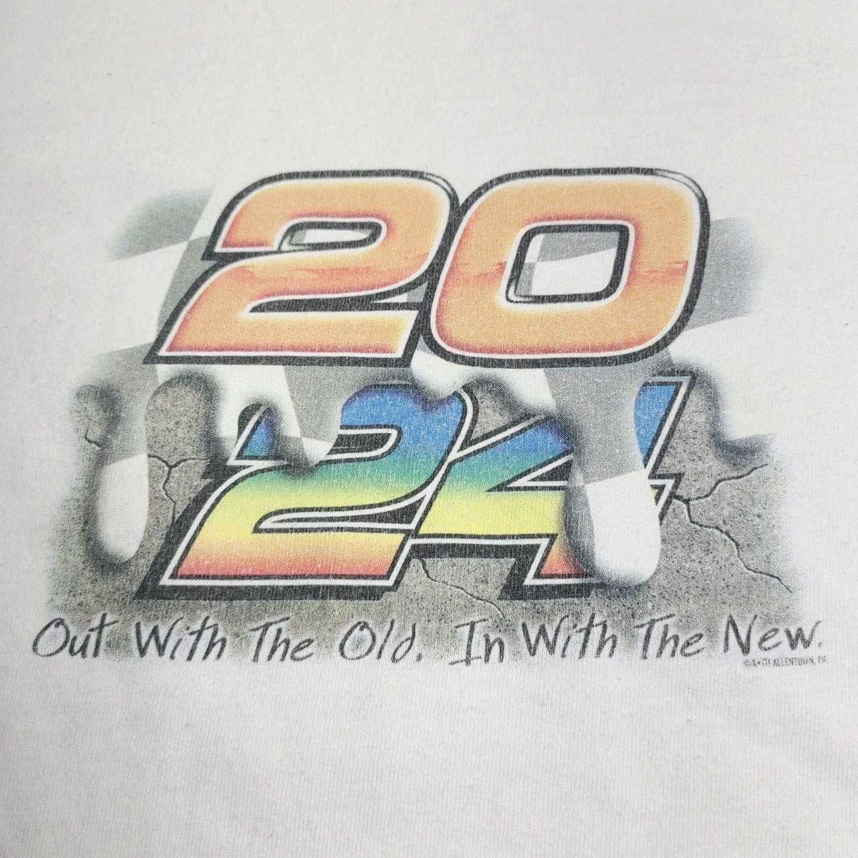 Anvil VINTAGE Tony Stewart Jeff Gordon Rival T-Shirt Y2K #14 Anvil Size Large White Men Short Sleeve Crew Neck Size US L / EU 52-54 / 3 - 2 Thumbnail