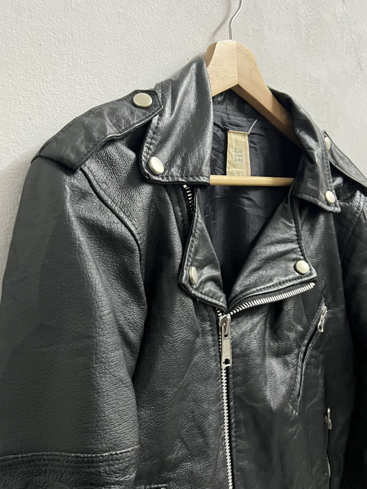 Vintage Luz com odo leather jacket punk rock rare Size US M / EU 48-50 / 2 - 3 Thumbnail