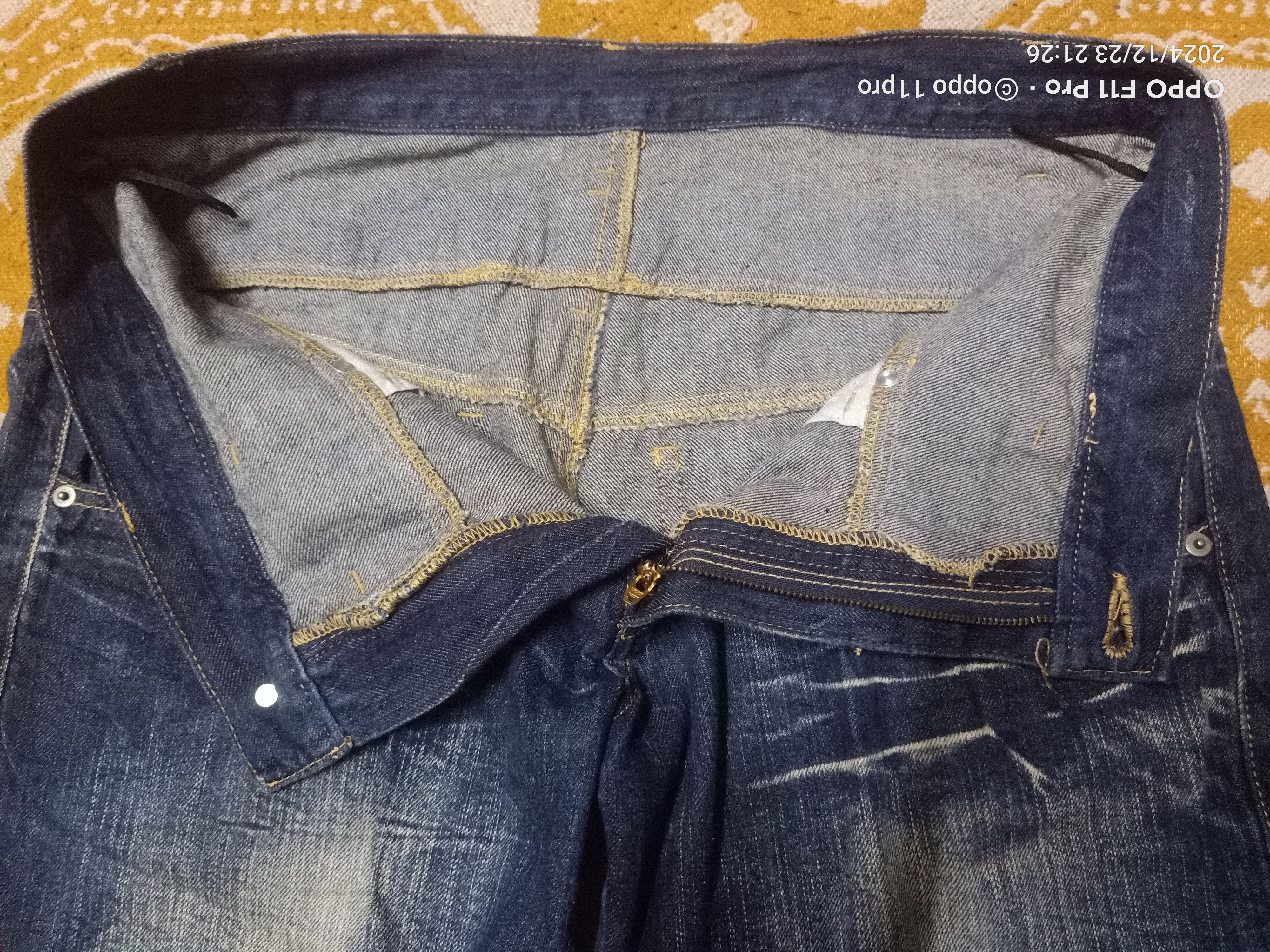 If Six Was Nine × Japanese Brand × Vintage Back Forth Denim Double Waist Japan Loose Denim Size US 36 / EU 52 - 9 Thumbnail