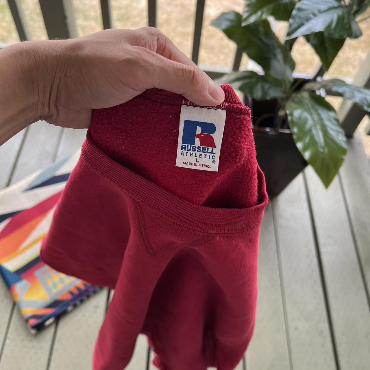 Russell Athletic Vintage 90s Russell Athletic Crewneck Sweatshirt Boxy Red Size US L / EU 52-54 / 3 - 6 Thumbnail