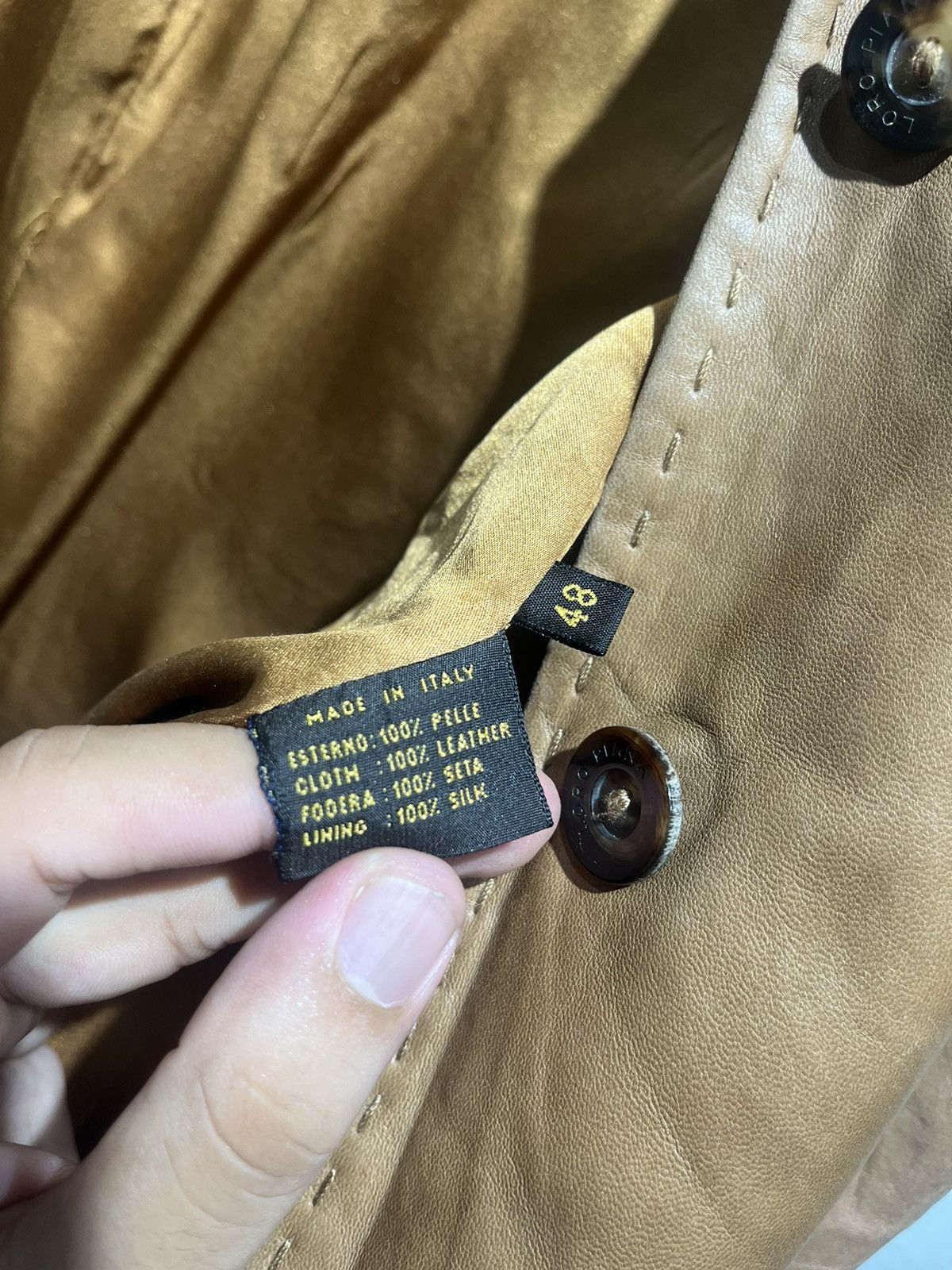 Loro Piana Vintage Loro Piana leather jacket Size M / US 6-8 / IT 42-44 - 13 Thumbnail
