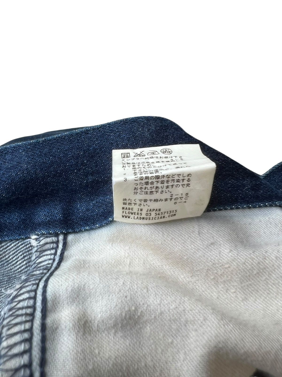 Lad Musician Vintage Lad Musician Japan Faded Mud Blue Denim Jeans Size US 32 / EU 48 - 19 Thumbnail