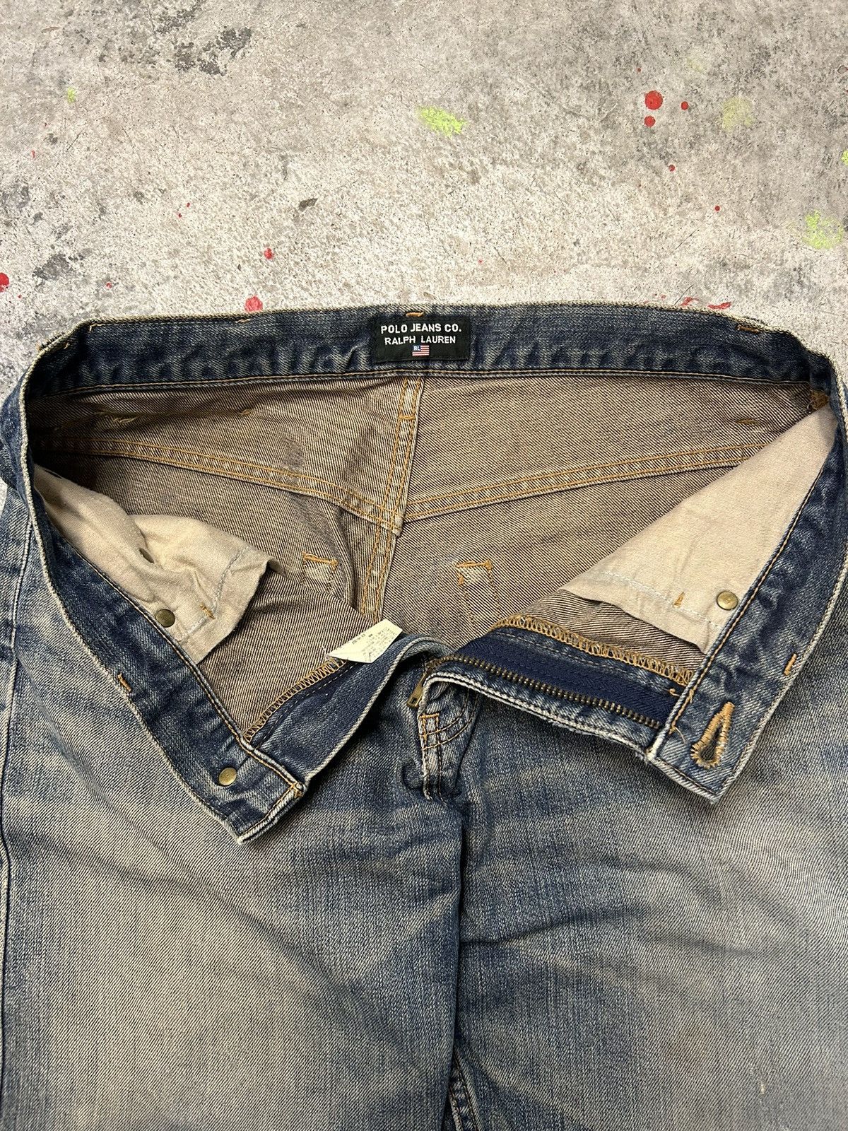 Polo Ralph Lauren Ralph Lauren Vintage Ripped Denim Jeans Size US 34 / EU 50 - 9 Thumbnail