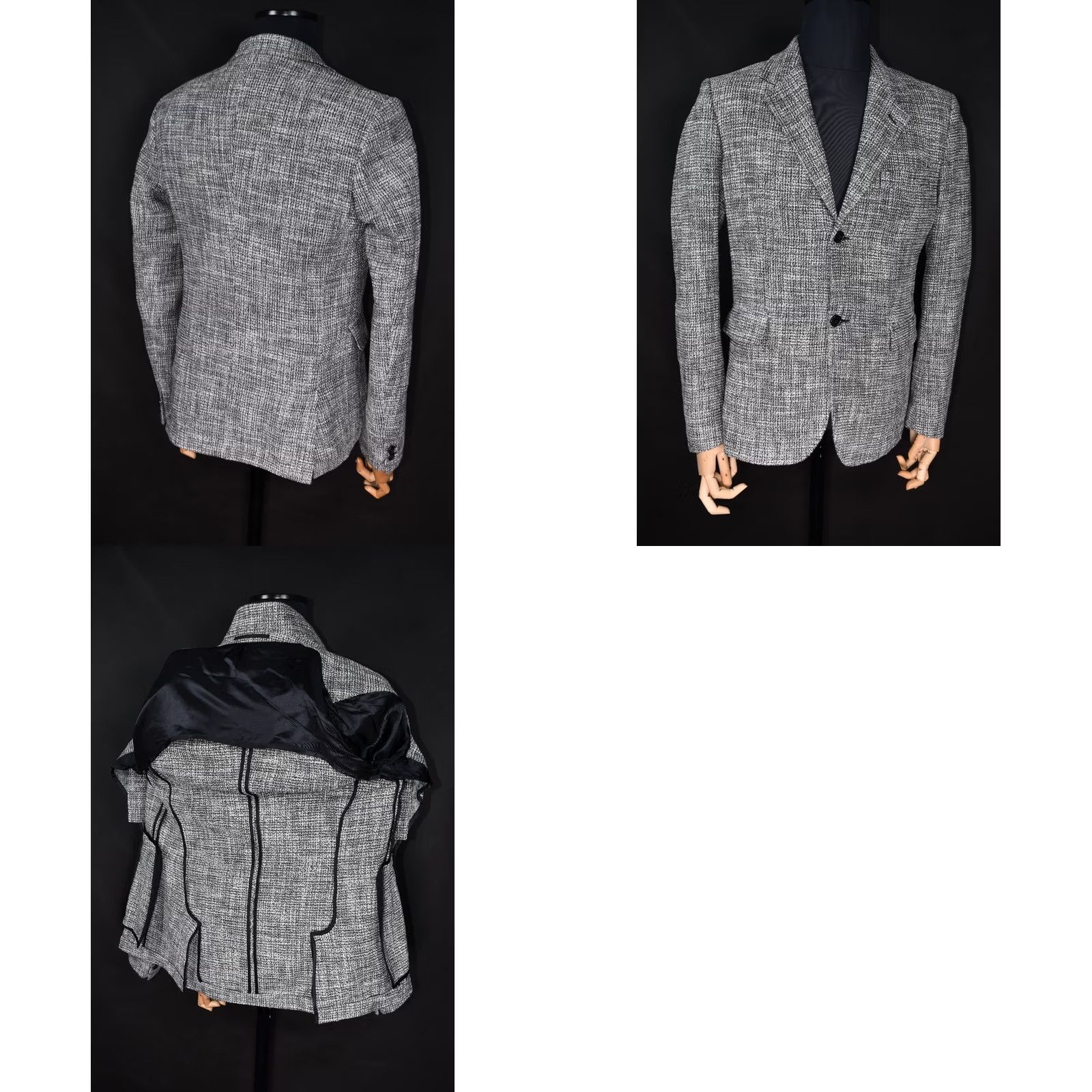 Our Legacy OUR LEGACY BASKETWEAVE FLAME SHIRT 46 GRAY, VINTAGE? Size 46R - 11 Thumbnail