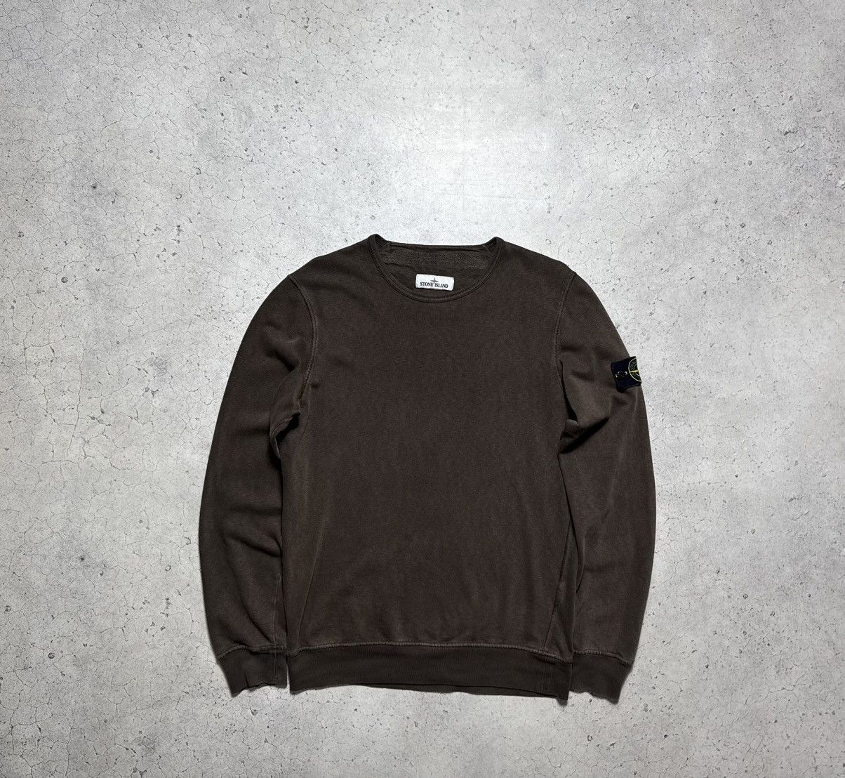 Stone Island Stone Island Brown Luxury Sweatshirt Casual Vintage Size M Size US M / EU 48-50 / 2 - 1 Thumbnail
