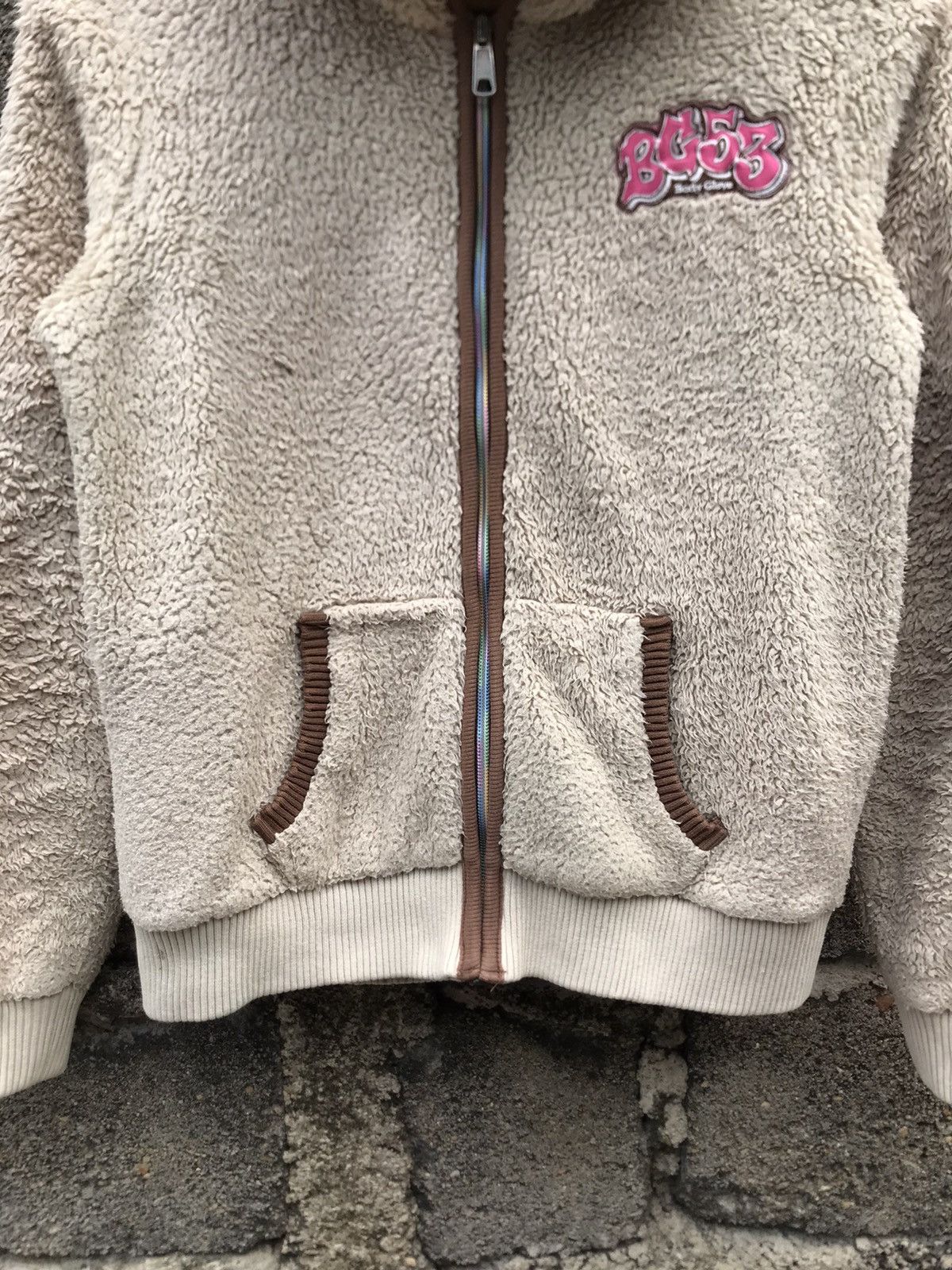 Body Glove ⚡️Vintage Body Glove Fleece Hoodies Sweater Jacket Size M / US 6-8 / IT 42-44 - 3 Thumbnail