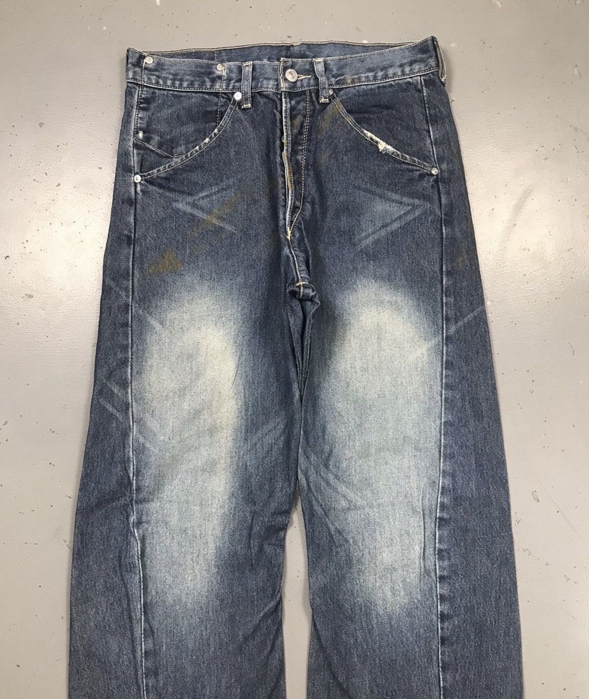 Levi's Vintage Levi’s engineer jeans denim Size US 31 - 3 Thumbnail