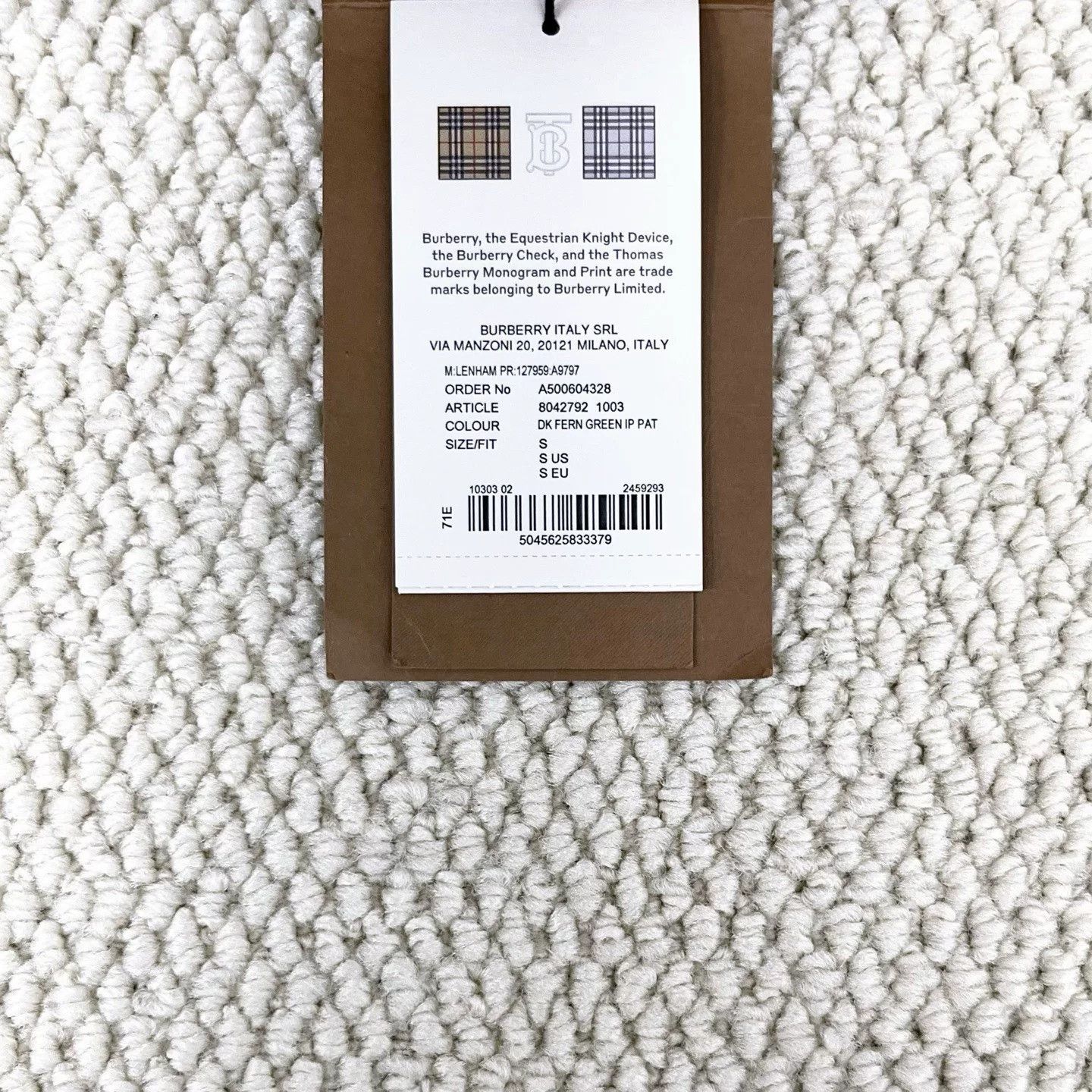Burberry Burberry London Slogan Camo Stripe Lightweight Down Jacket Size US M / EU 48-50 / 2 - 6 Thumbnail