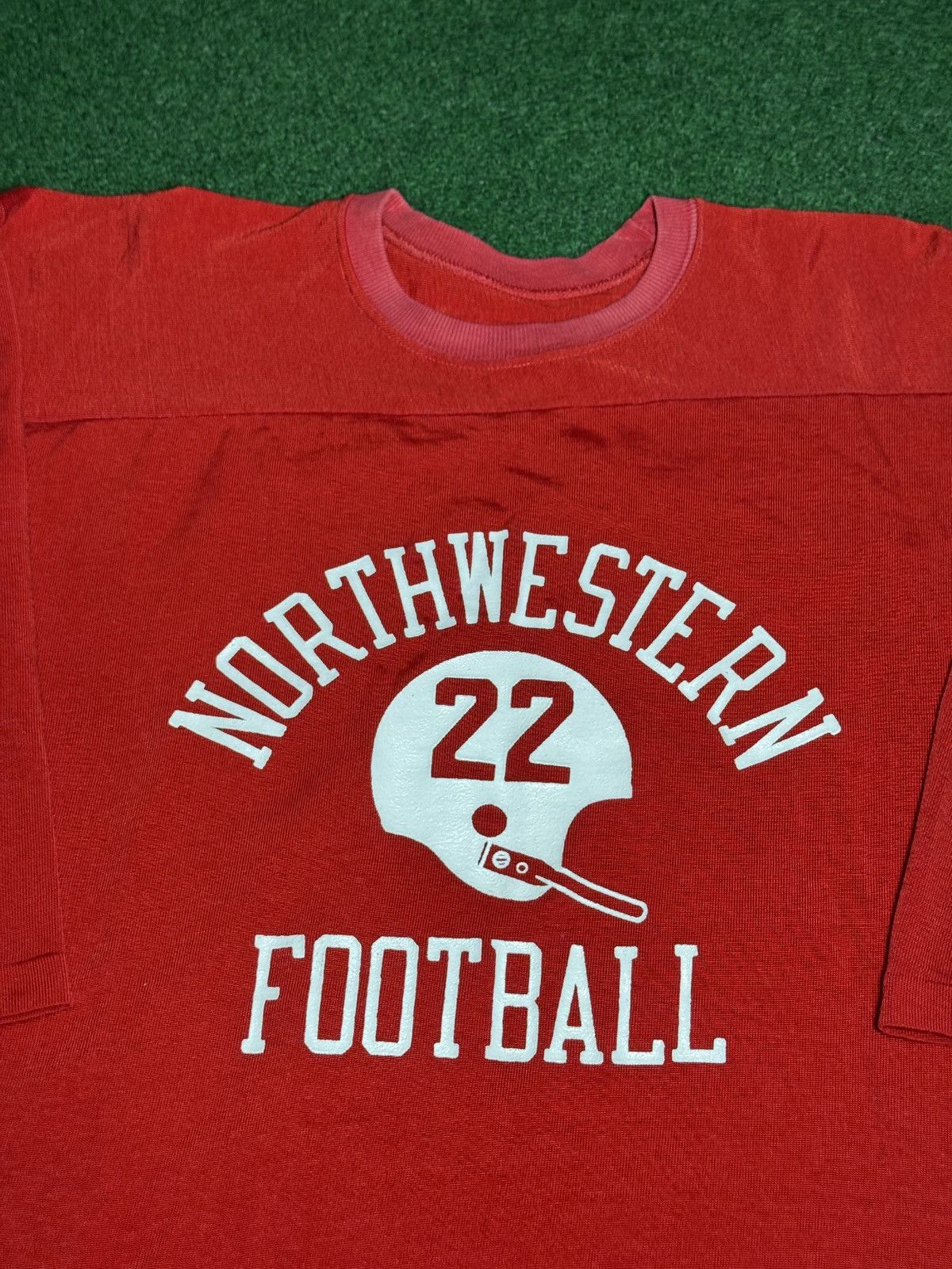 Champion × Vintage True Vintage 60s Champion Football Northwestern Jersey Size US L / EU 52-54 / 3 - 2 Thumbnail