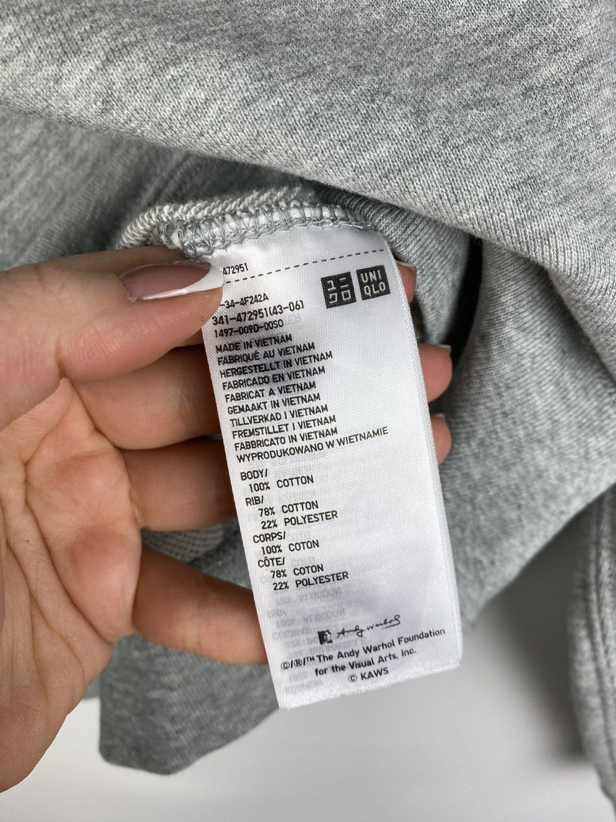 Andy Warhol × Kaws × Uniqlo Uniqlo Kaws Andy Warhol Art Designer Sweatshirt Pullover Size US XS / EU 42 / 0 - 11 Thumbnail
