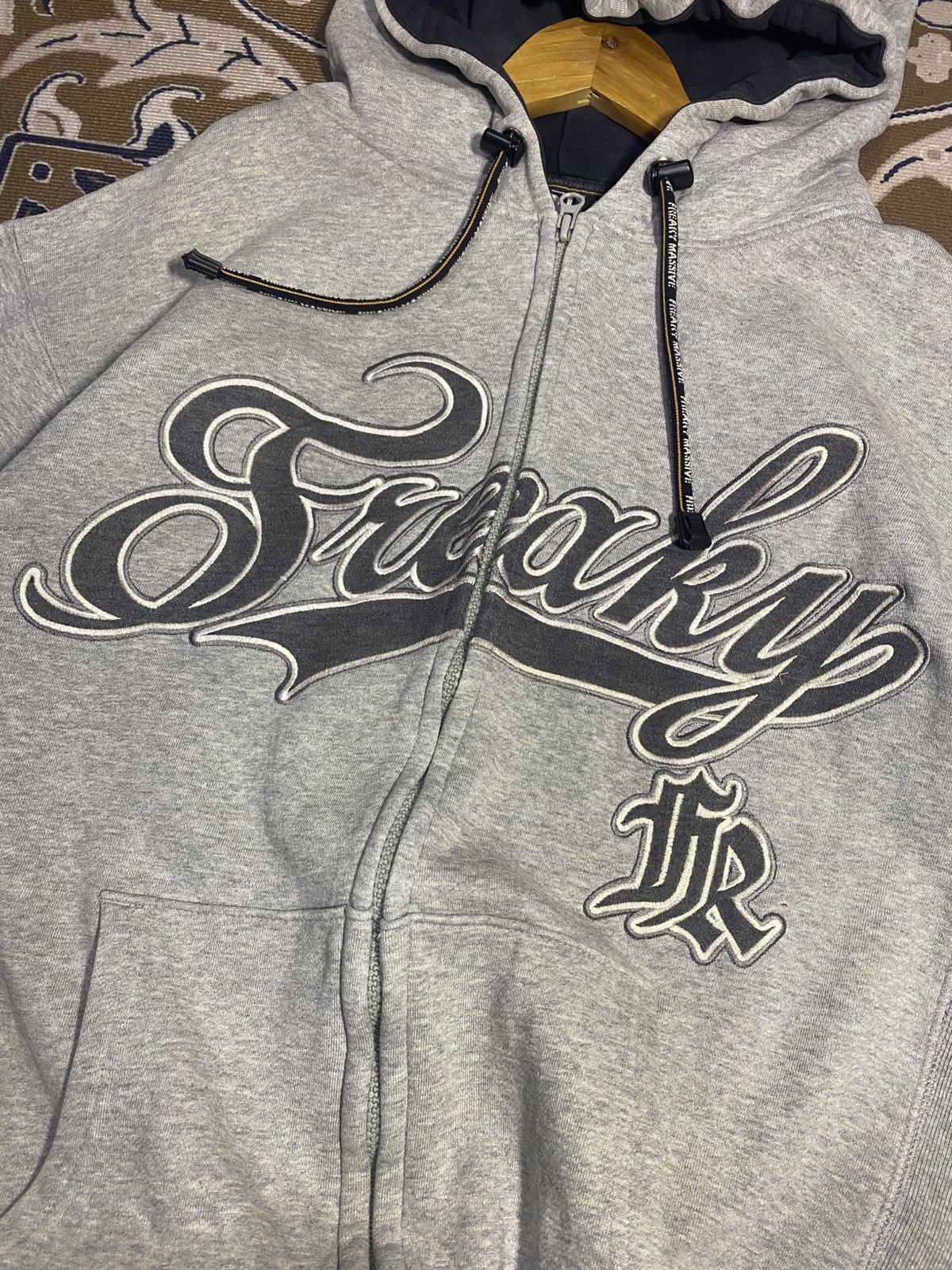 Vintage VINTAGE FREAKY MASSIVE HOODIE SPELLOUT ! Size US L / EU 52-54 / 3 - 2 Thumbnail