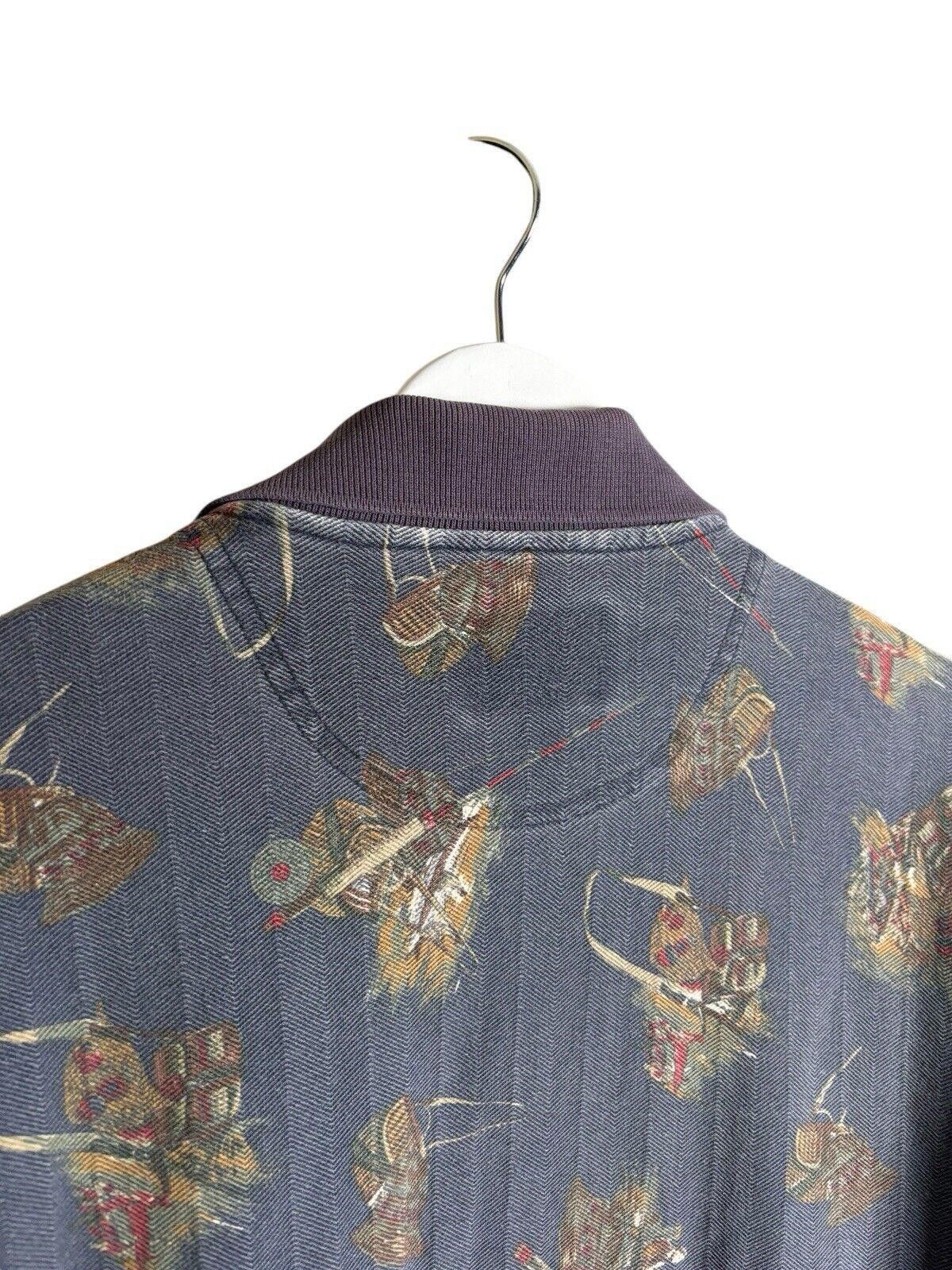 Vintage × Woolrich Woolen Mills Vintage Woolrich Rugged Longsleeve Large Faded Navy Blue Size US L / EU 52-54 / 3 - 9 Thumbnail